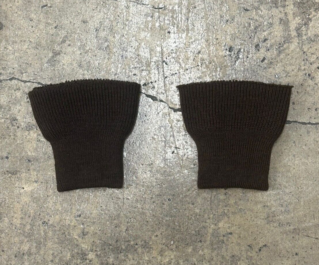 ( 1 ) Pair of NOS US Military G-1 Flight Jacket Knitted Wool Cuff, V-37 ( 1 ) Pair of NOS US Military G-1 Flight Jacket Knitted Wool Cuff, V-37