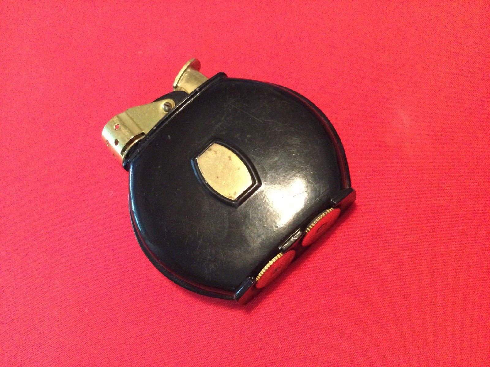 Vtg Evans Automatic Pocket Cigarette Lighter – Black Enamel – U.S. Pat. RE 19023 Vtg Evans Automatic Pocket Cigarette Lighter – Black Enamel – U.S. Pat. RE 19023