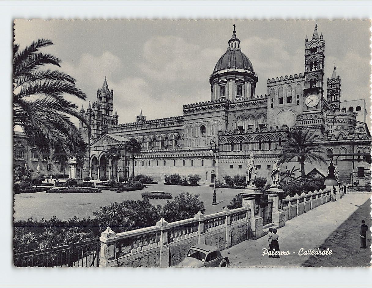 Postcard Cattedrale Palermo Italy