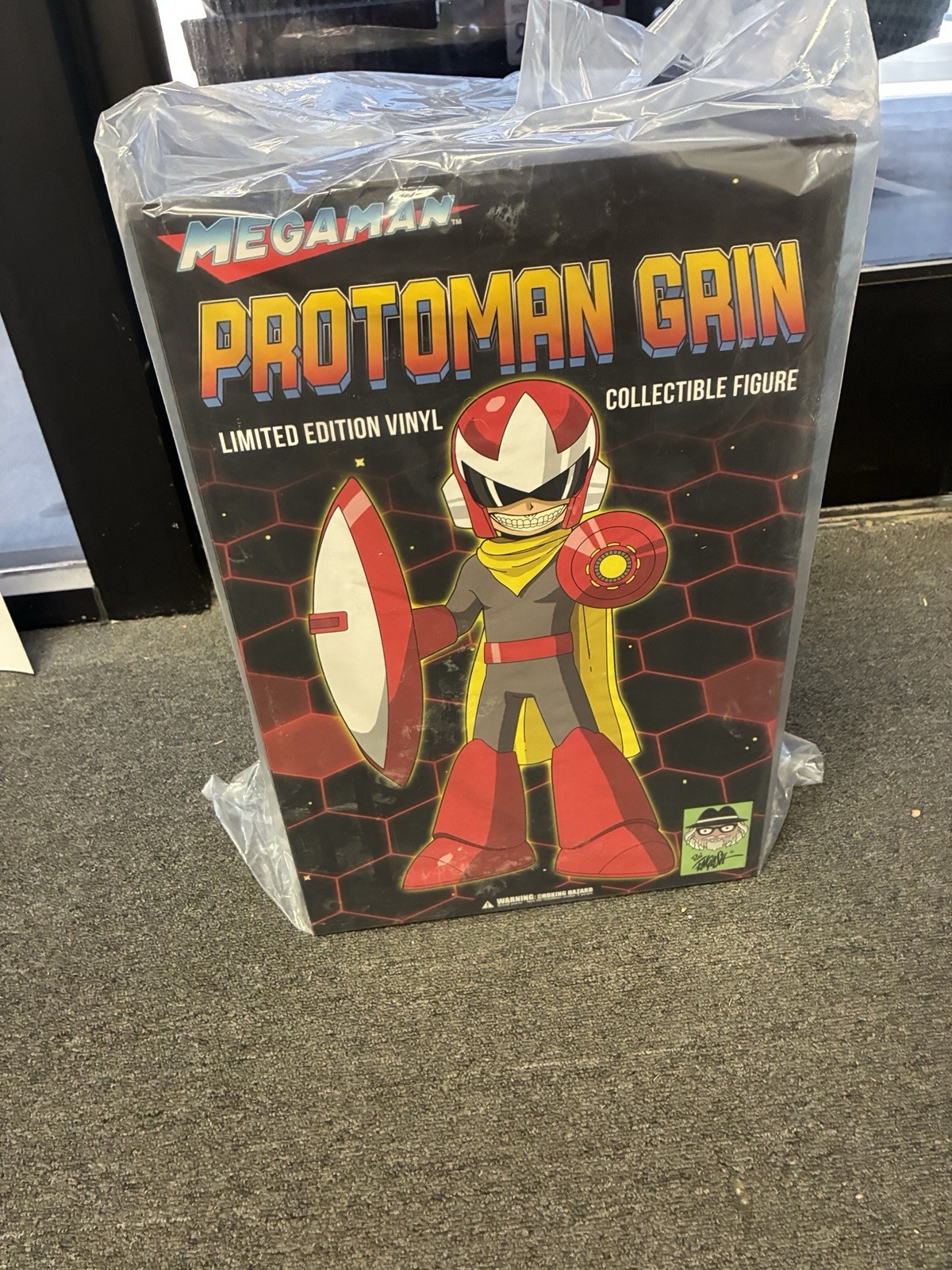 MINDstyle Pop Life Ron English Megaman Protoman Grin Limited Edition Vinyl MINDstyle Pop Life Ron English Megaman Protoman Grin Limited Edition Vinyl