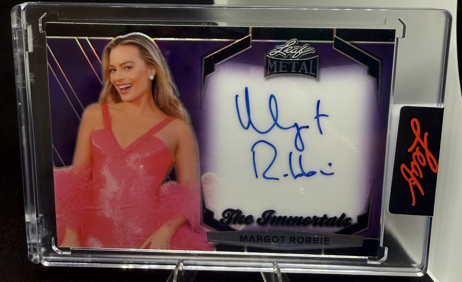Leaf Metal The Immortals Margot Robbie 26/50 On Card Auto *650 Leaf Metal The Immortals Margot Robbie 26/50 On Card Auto *650
