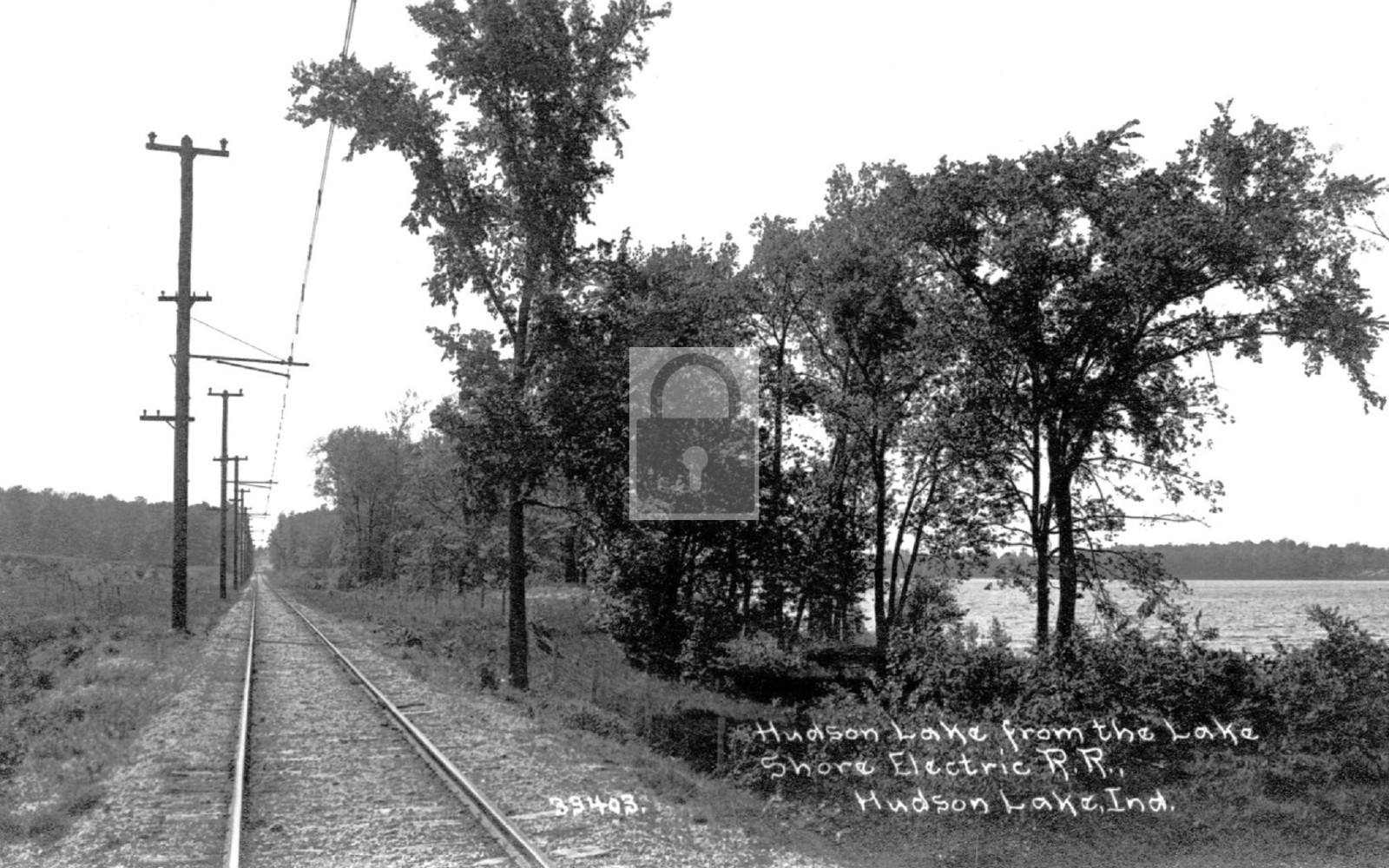 Lake Shore Electric Railroad Hudson Lake Indiana IN - 11x17 Reprint Lake Shore Electric Railroad Hudson Lake Indiana IN - 11x17 Reprint