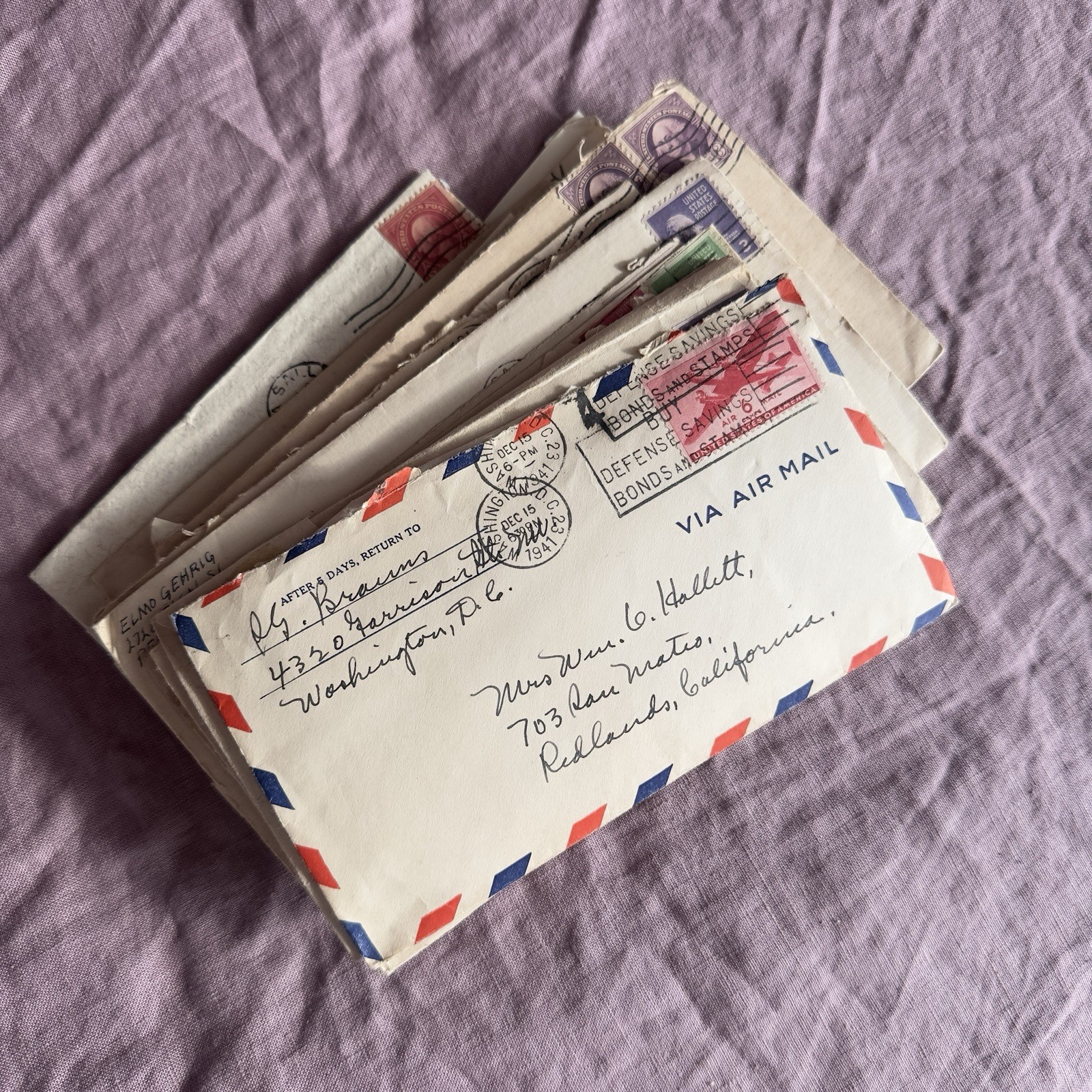 15 Vintage 1930s Handwritten Letters w/ Envelopes Personal Correspondence Lot