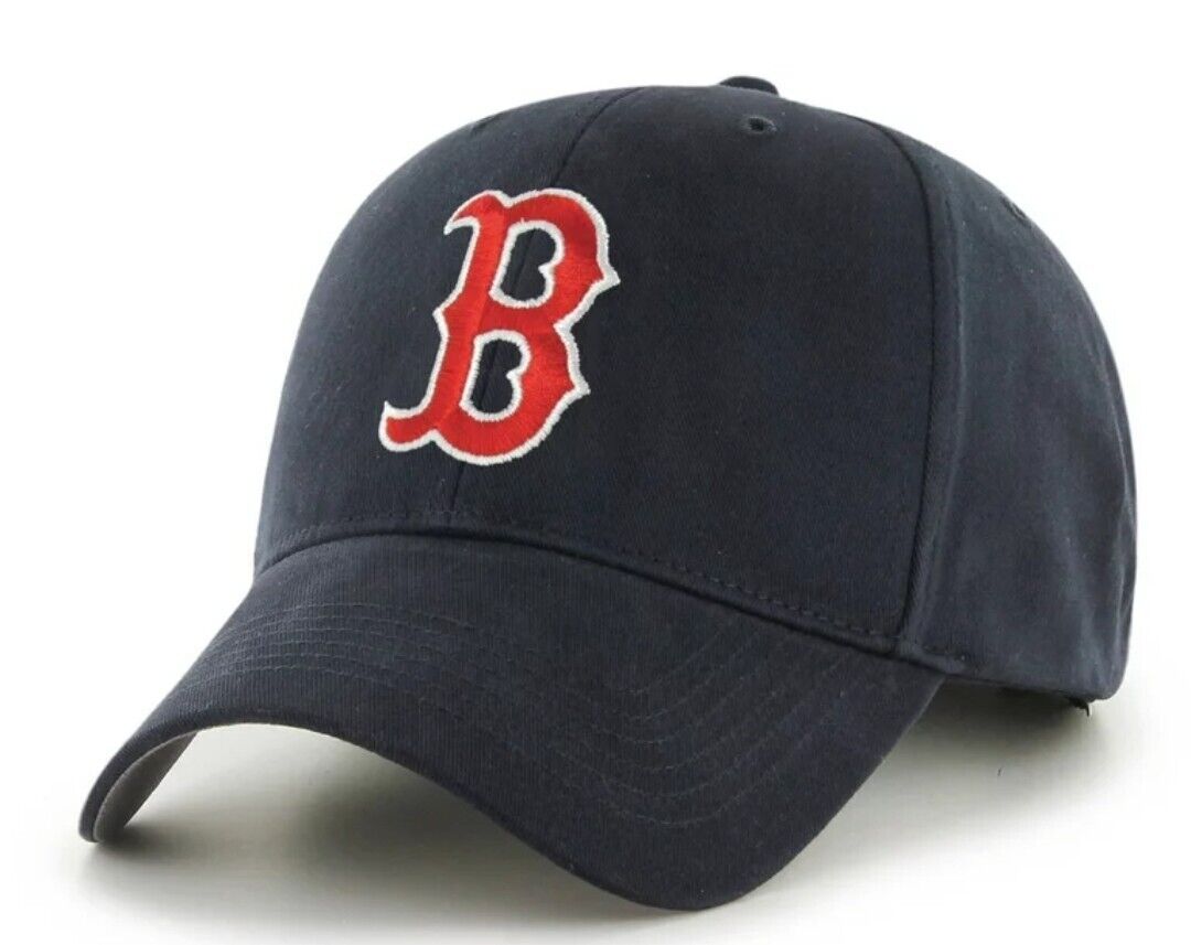 Boston Red Sox MLB Adult Men's Adjustable Navy Blue Team Logo Hat Hats Caps