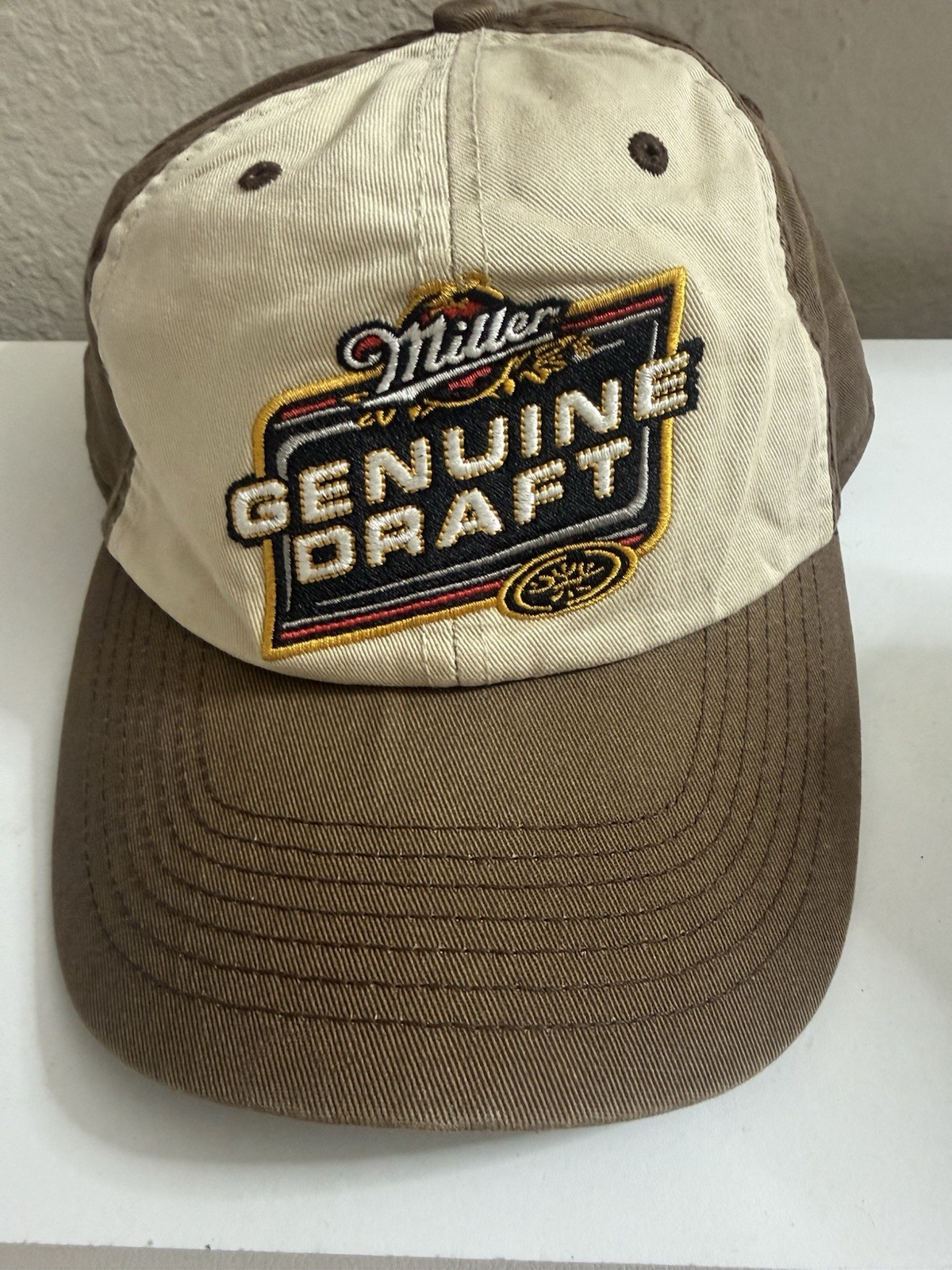 Vintage 2000s Miller Genuine Draft MGD Good Call Bio-Domes Beer Hat Cap