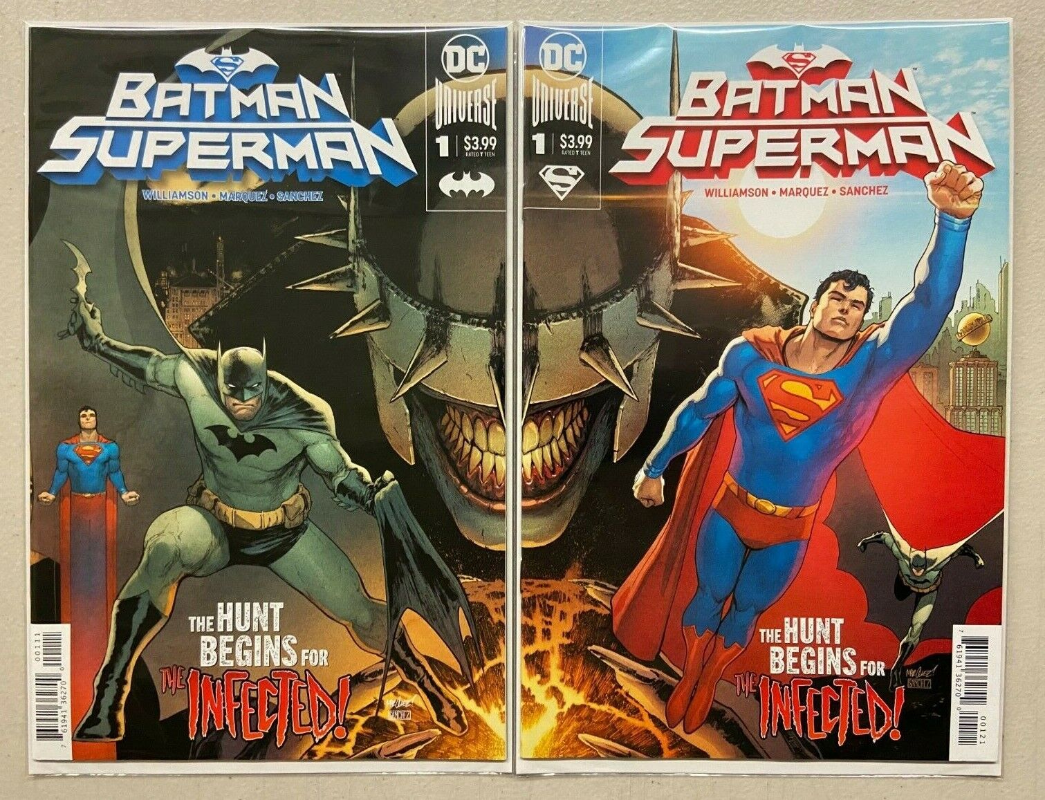 DC Batman Superman Issue #1 Variant Both Covers 1st App Shazam Who Laughs Comic