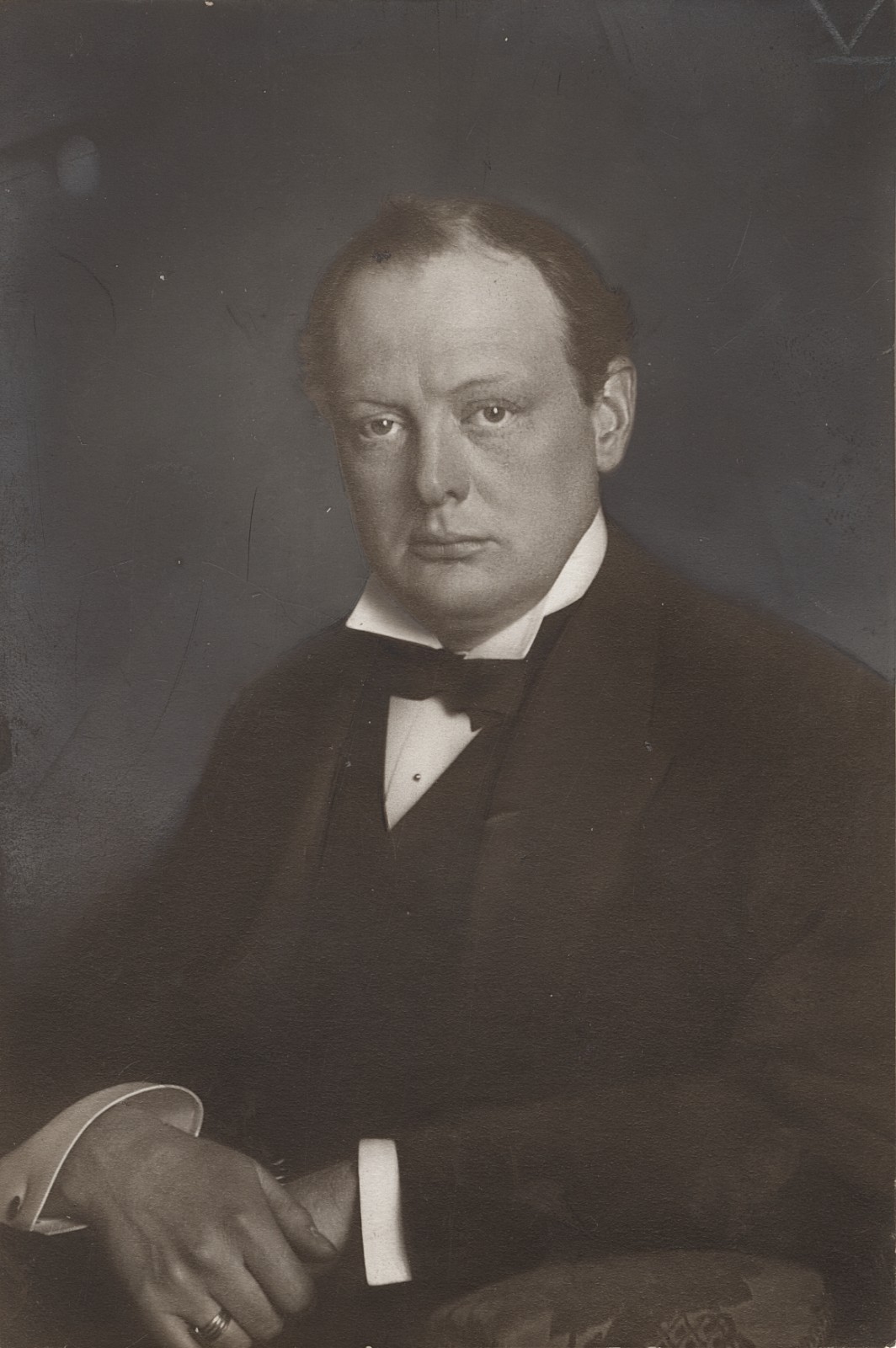 1904 Young Winston Churchill Cabinet Photograph by Elliott & Fry