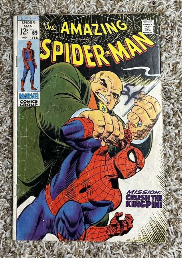 Amazing Spider-Man #69 * nice copy sturdy spine * 1969 * GD/VG to VG-