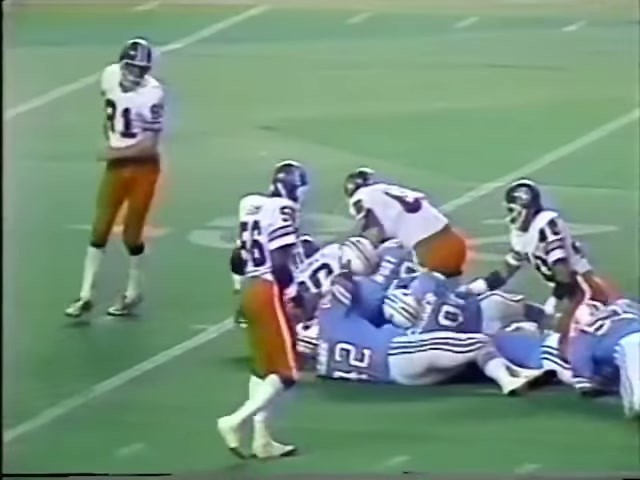 1979 NFL Season Denver Broncos vs Houston Oilers TV Game DVD