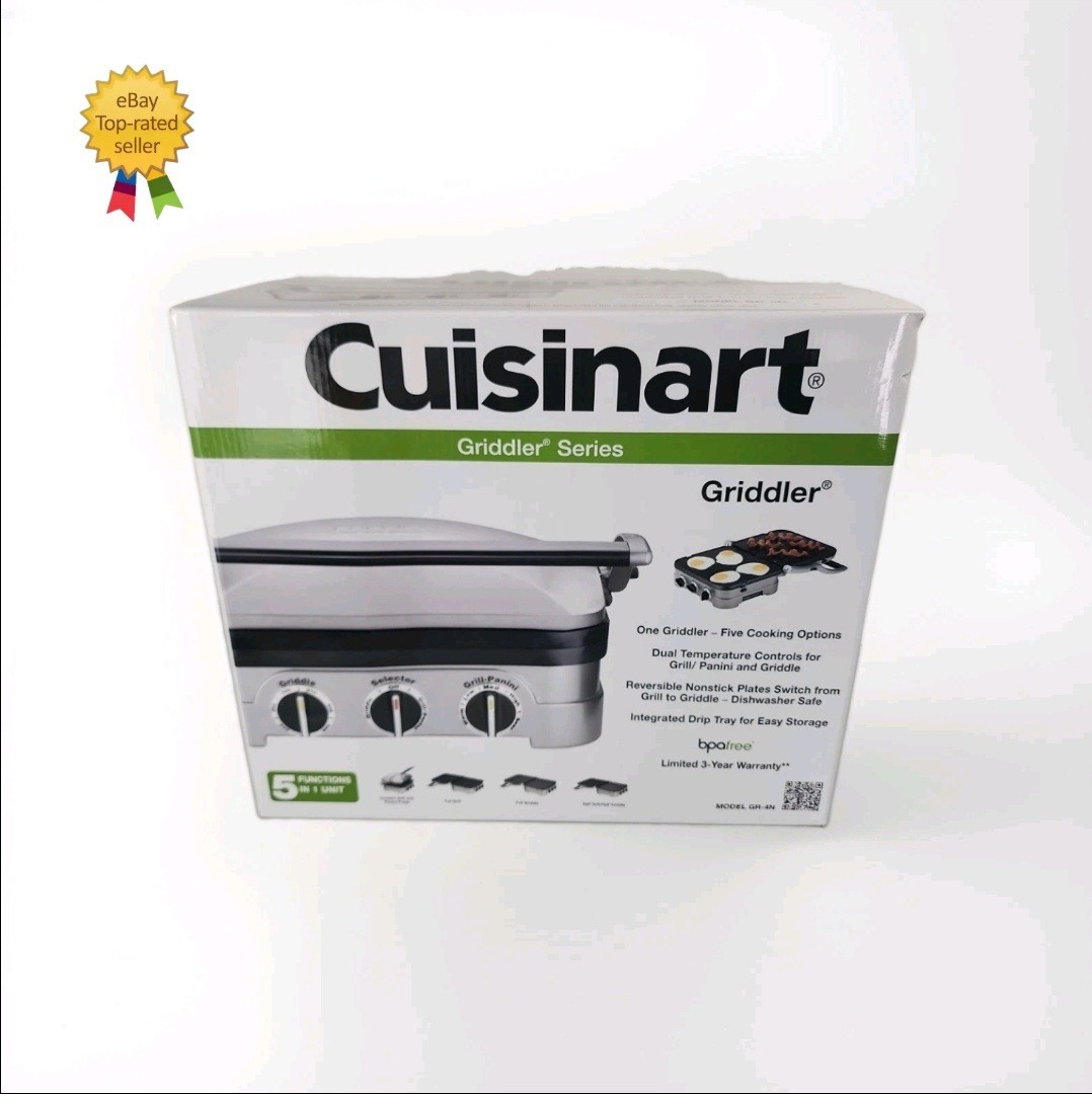 CUISINART Griddler Series GR-4N 5-in-1 Grill / Griddle Brand New CUISINART Griddler Series GR-4N 5-in-1 Grill / Griddle Brand New