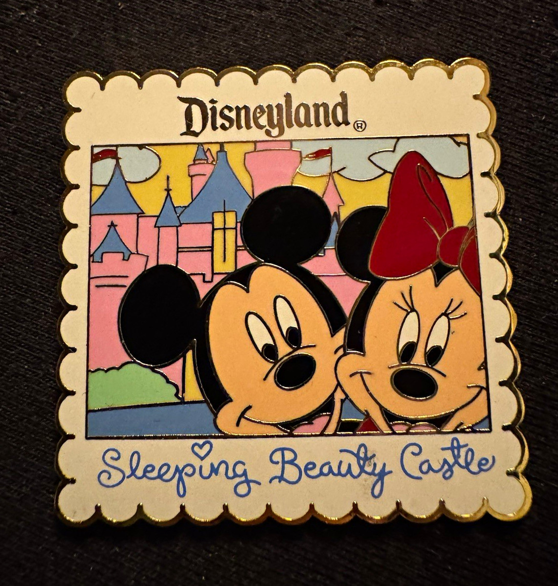 Disney 2001 Mickey & Minnie Sleeping Beauty Castle Wish You Were Here LE 3,600