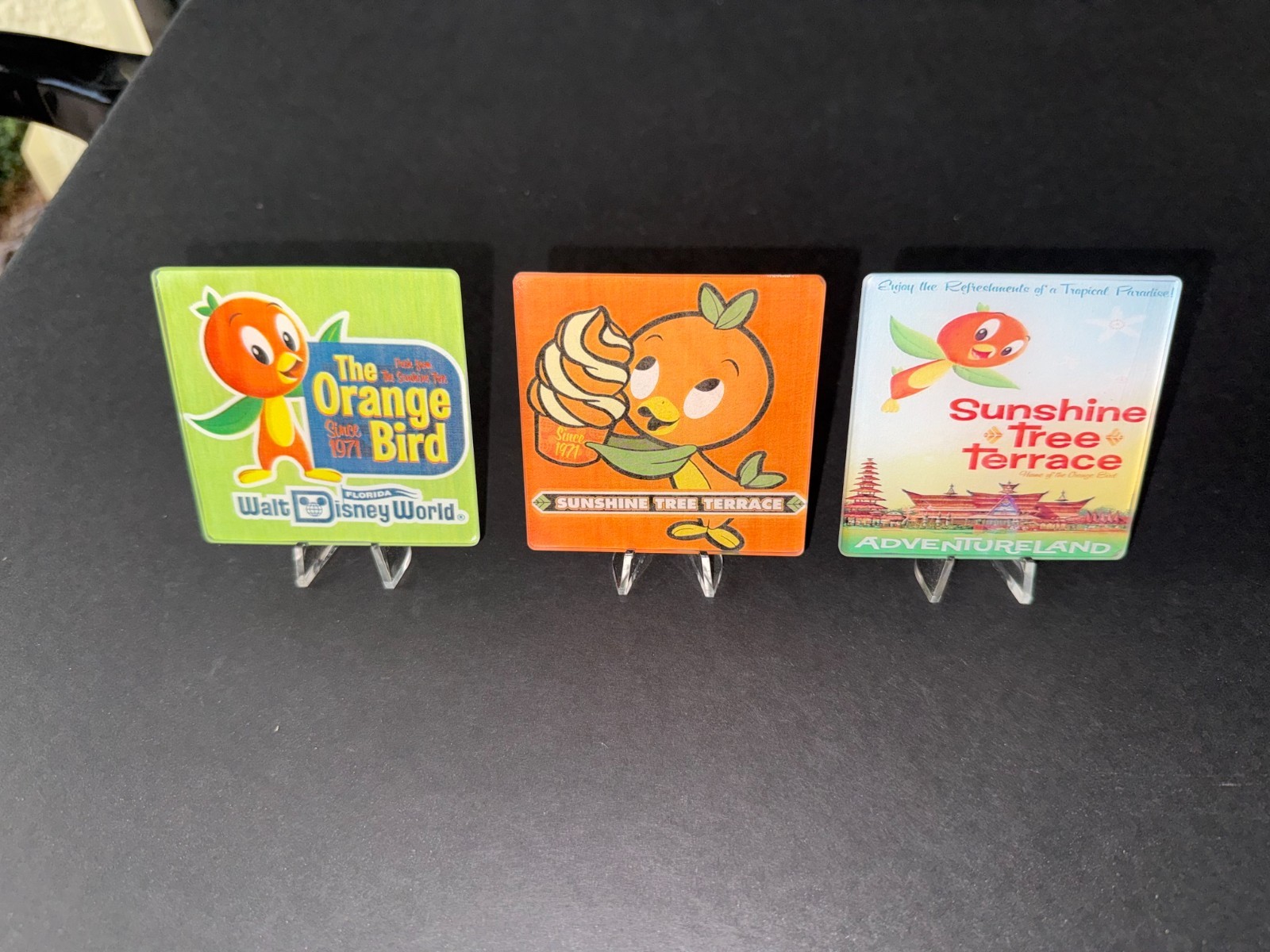 Orange Bird Fused Acrylic 3 Orange Bird Fused Acrylic 3