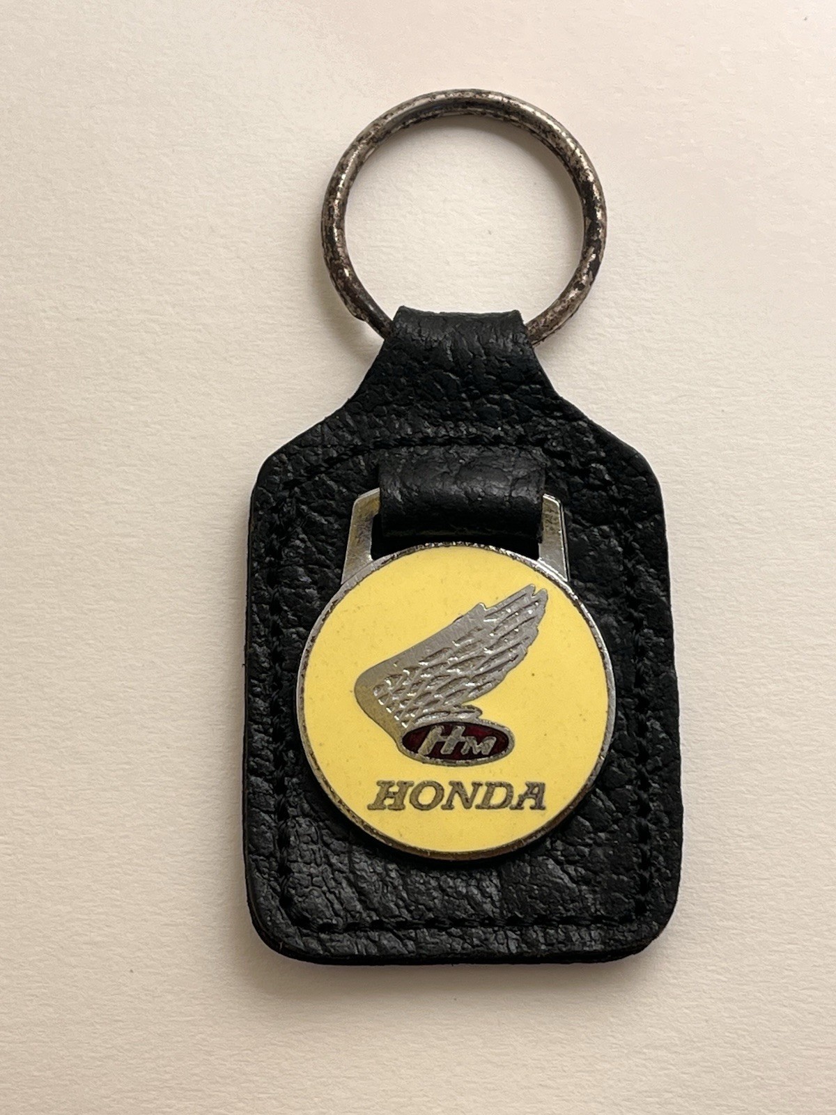 Vintage 1960s Honda Motorcycle Keyring Made In England Vintage 1960s Honda Motorcycle Keyring Made In England
