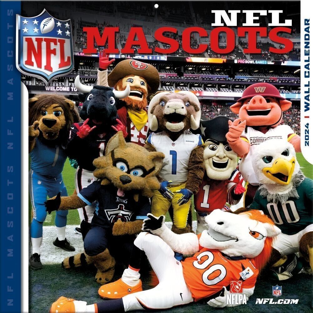 Turner Licensing,  NFL Mascots 2024 Wall Calendar