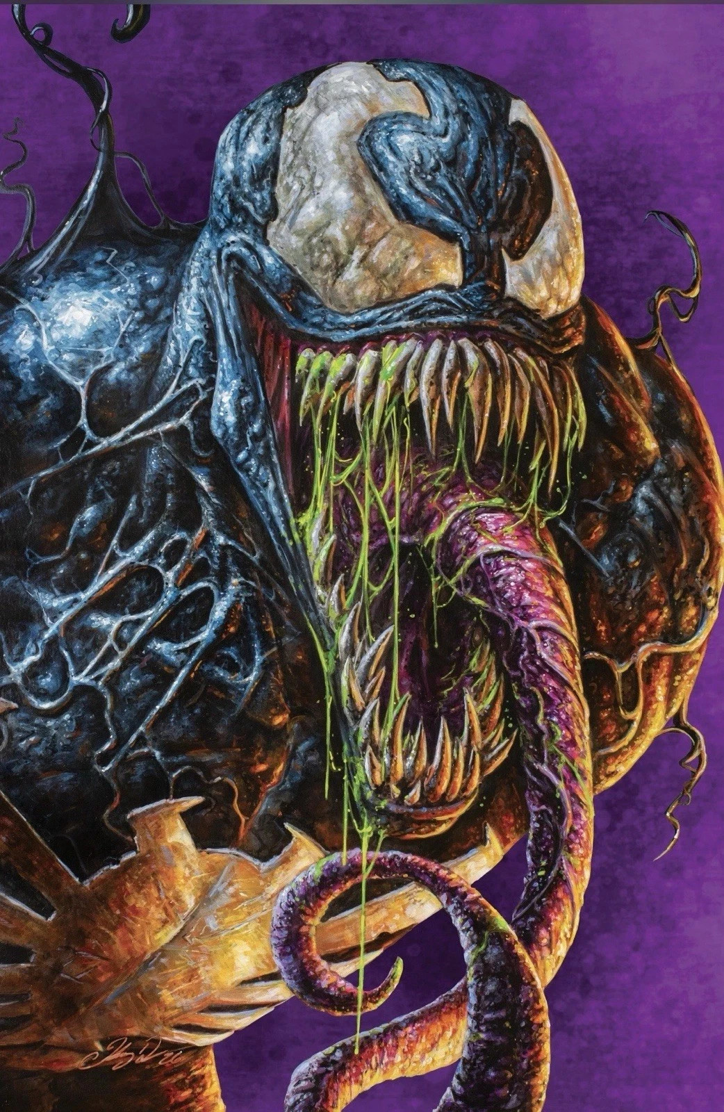 (AQ PURPLE EDITION)VENOM #262 JOHNNY DESJARDINS VIRGIN VARIANT NYCC 2026 PRESALE