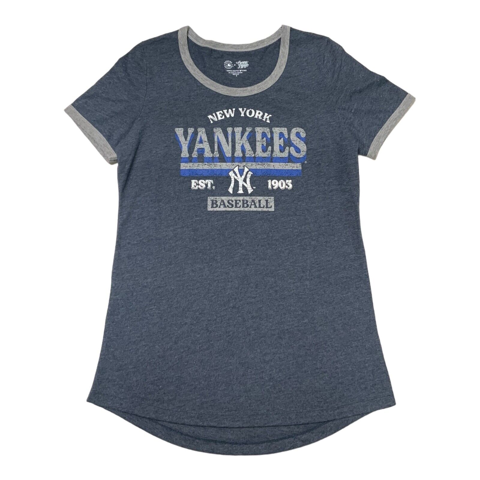 MLB New York Yankees Women's Short Sleeve T-Shirt, Medium