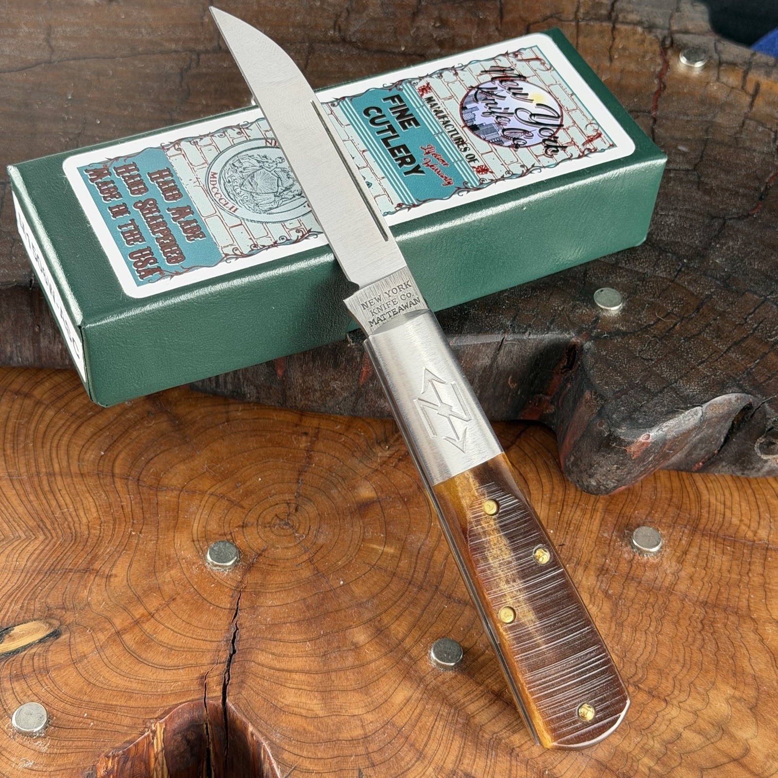 Cooper Cutlery New York Knife Co Appaloosa Sawcut M1506W Cooper Cutlery New York Knife Co Appaloosa Sawcut M1506W