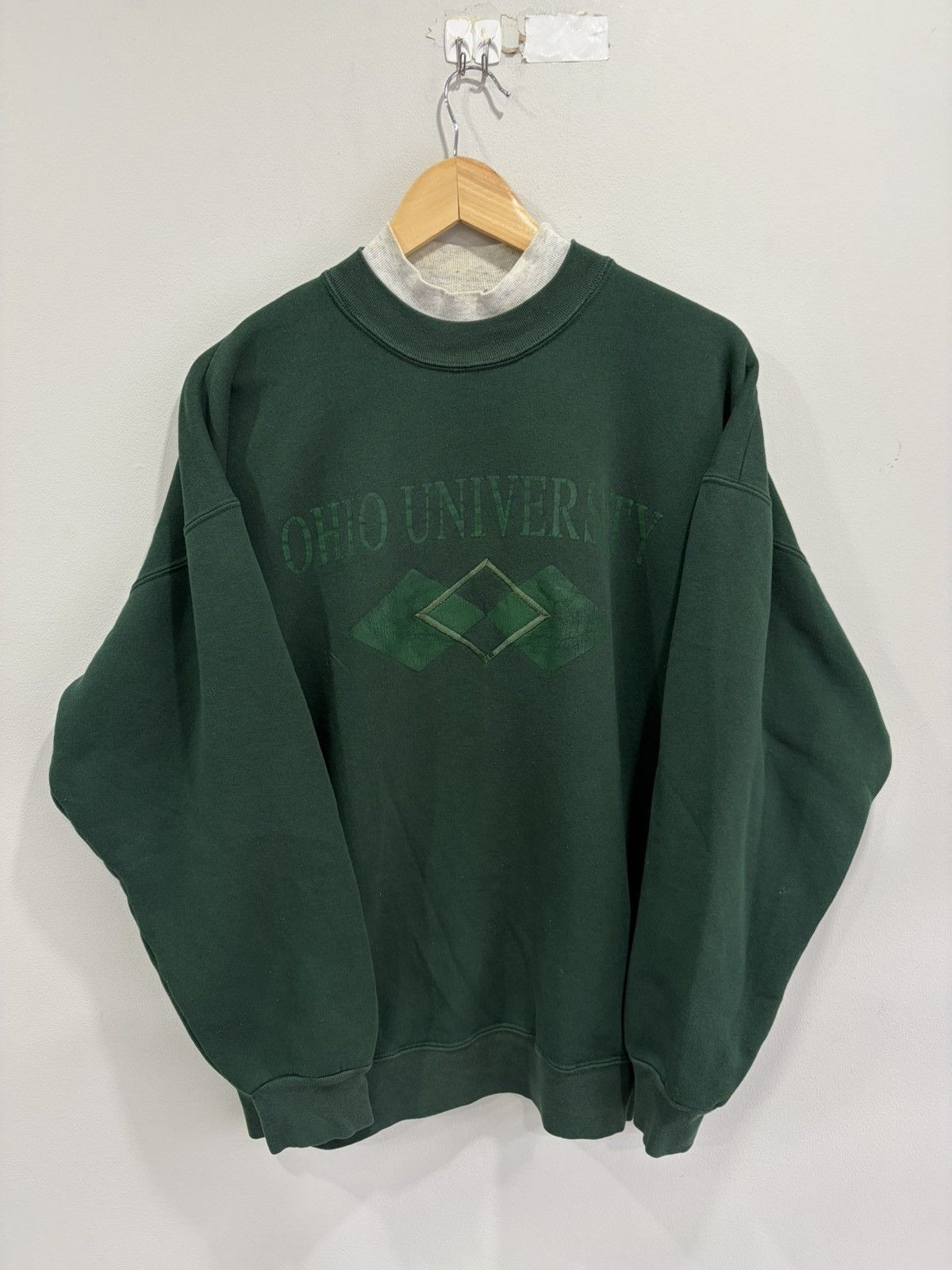 Vintage Ohio University Sweater sweatshirt forest green