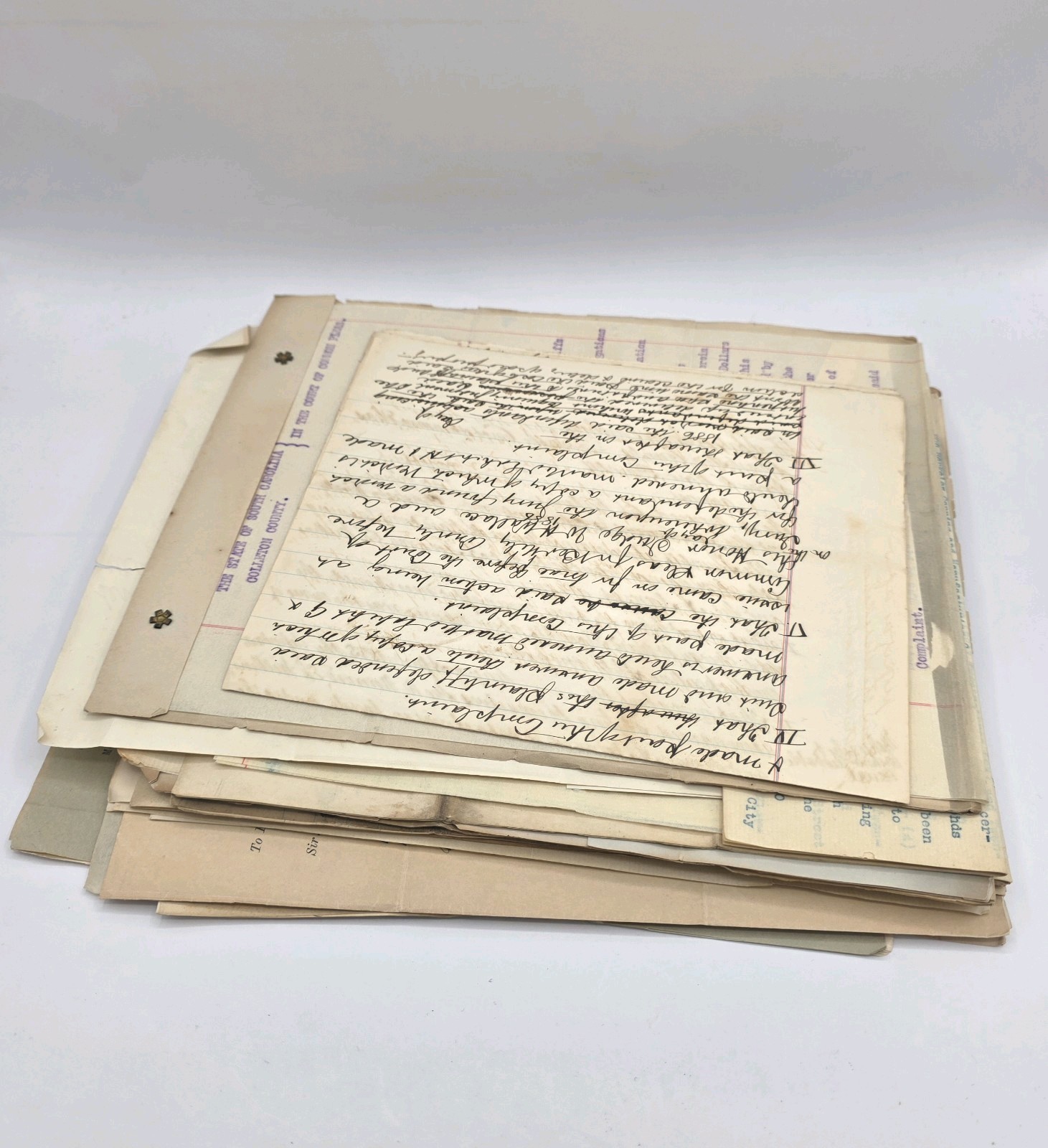 Lot of Antique Charleston South Carolina Legal Documents Ephemera 1870s-1900s Lot of Antique Charleston South Carolina Legal Documents Ephemera 1870s-1900s