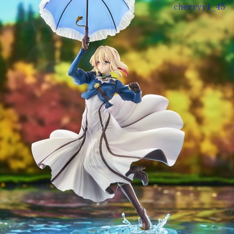 1/7 Violet Evergarden Violet Painted PVC Figure Desktop Collectible Ornament New 1/7 Violet Evergarden Violet Painted PVC Figure Desktop Collectible Ornament New