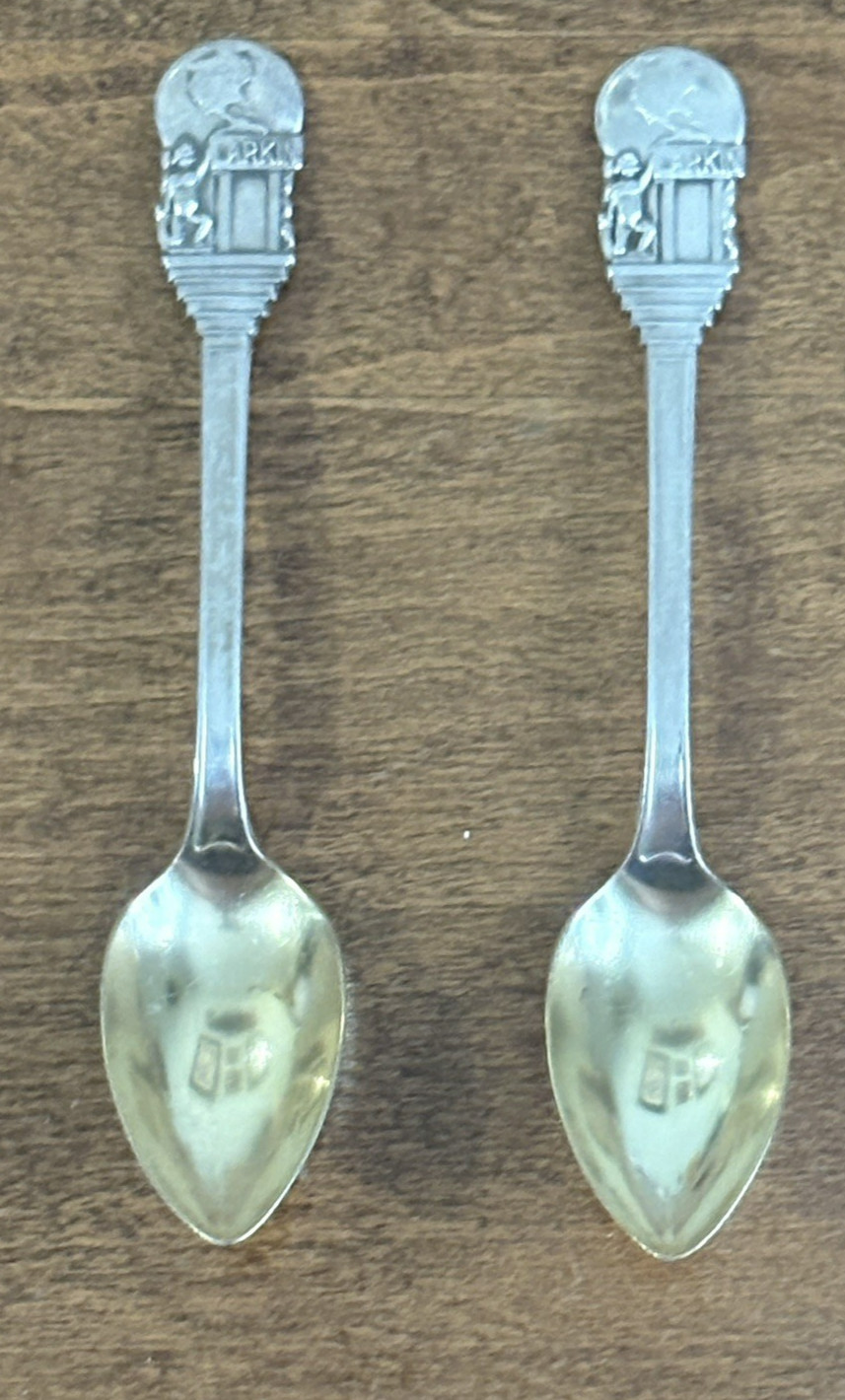 Lot of 2-Antique Larkin Soap Co Family To Factory Advertising Souvenir Spoon Lot of 2-Antique Larkin Soap Co Family To Factory Advertising Souvenir Spoon