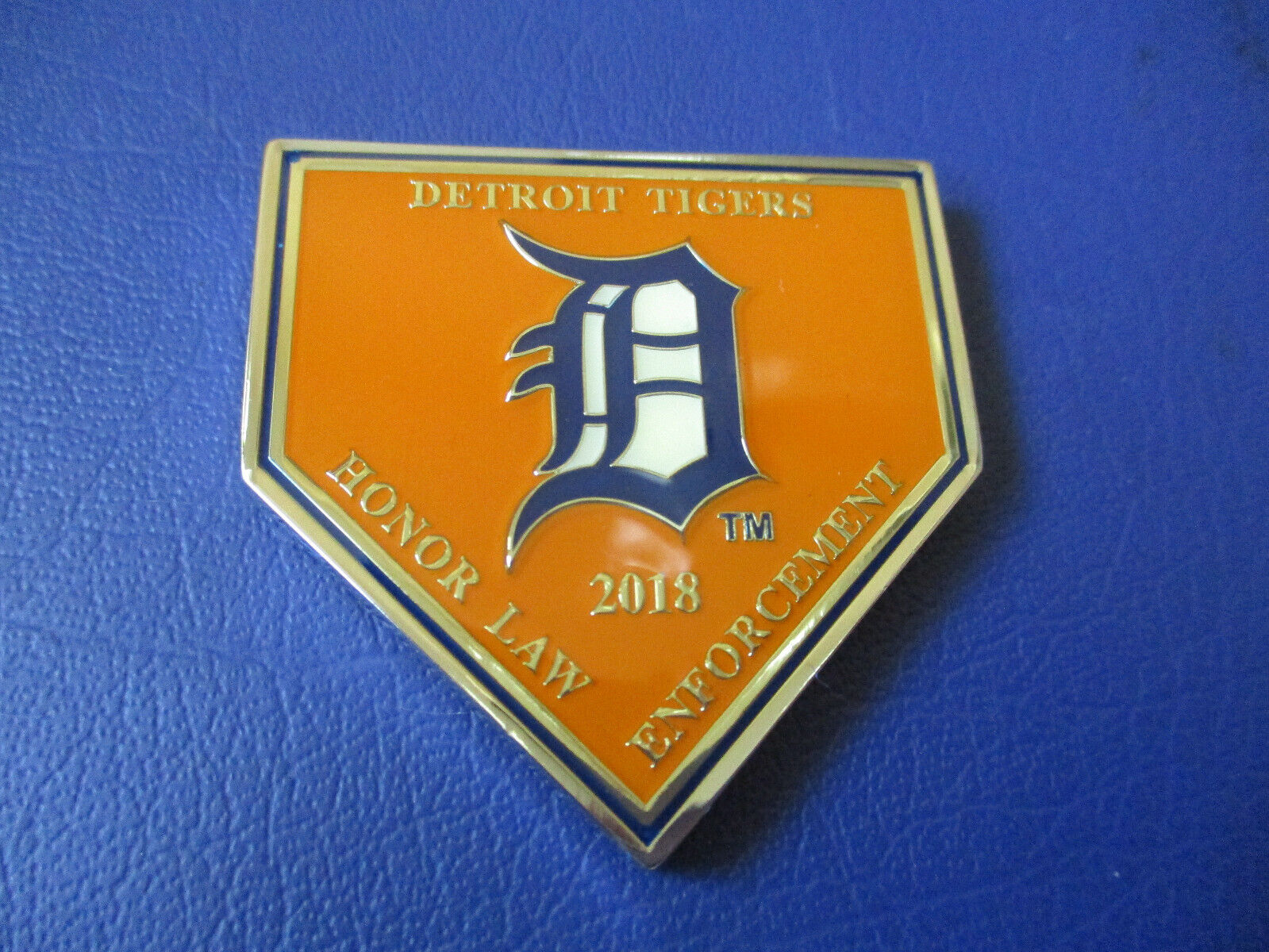 Detroit Tigers MLB  Honors Law Enforcement Memorial 2018 Challenge Coin 