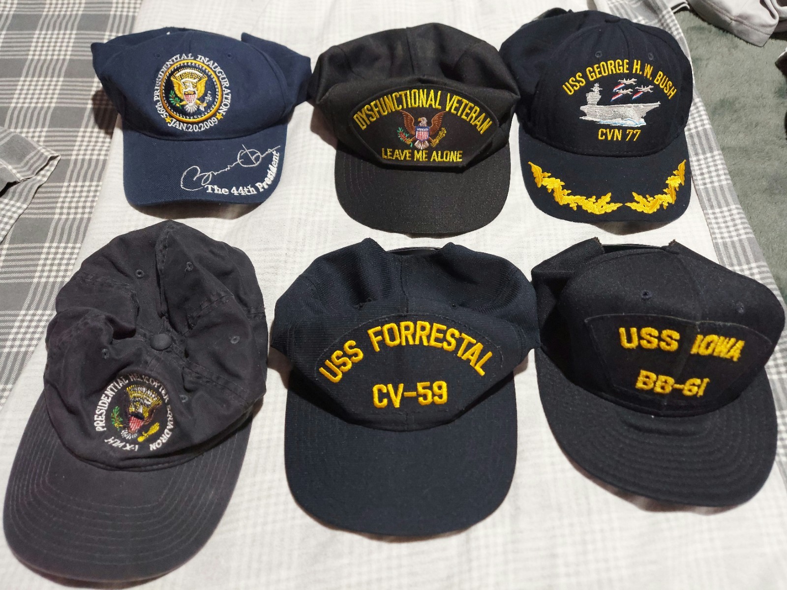 USS GEORGE HW BUSH CVN 77,USS FORRESTAL CV-59,USS IOWA BB-61,44th Pres. & Pilot USS GEORGE HW BUSH CVN 77,USS FORRESTAL CV-59,USS IOWA BB-61,44th Pres. & Pilot