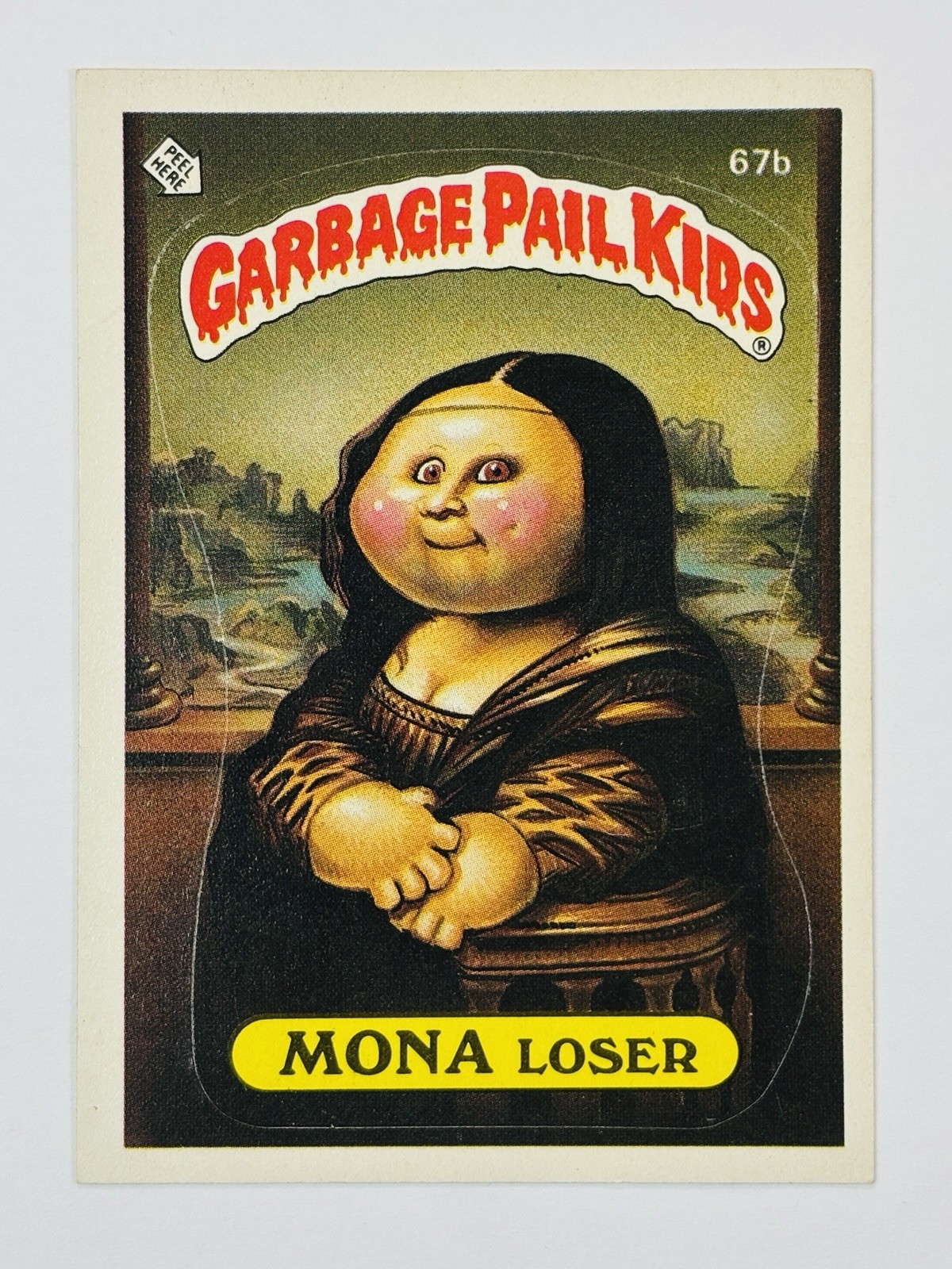 1985 Topps Garbage Pail Kids -Series 2 -Glossy #67b MONA LOSER (EX) See PICS 1985 Topps Garbage Pail Kids -Series 2 -Glossy #67b MONA LOSER (EX) See PICS