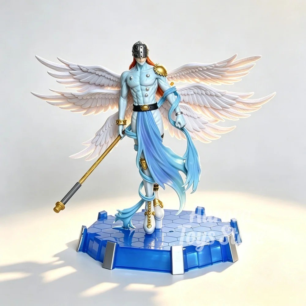 29Cm Anime Figure Angemon Angewomon Digimon Adventure Action Figures Pvc Statue 29Cm Anime Figure Angemon Angewomon Digimon Adventure Action Figures Pvc Statue