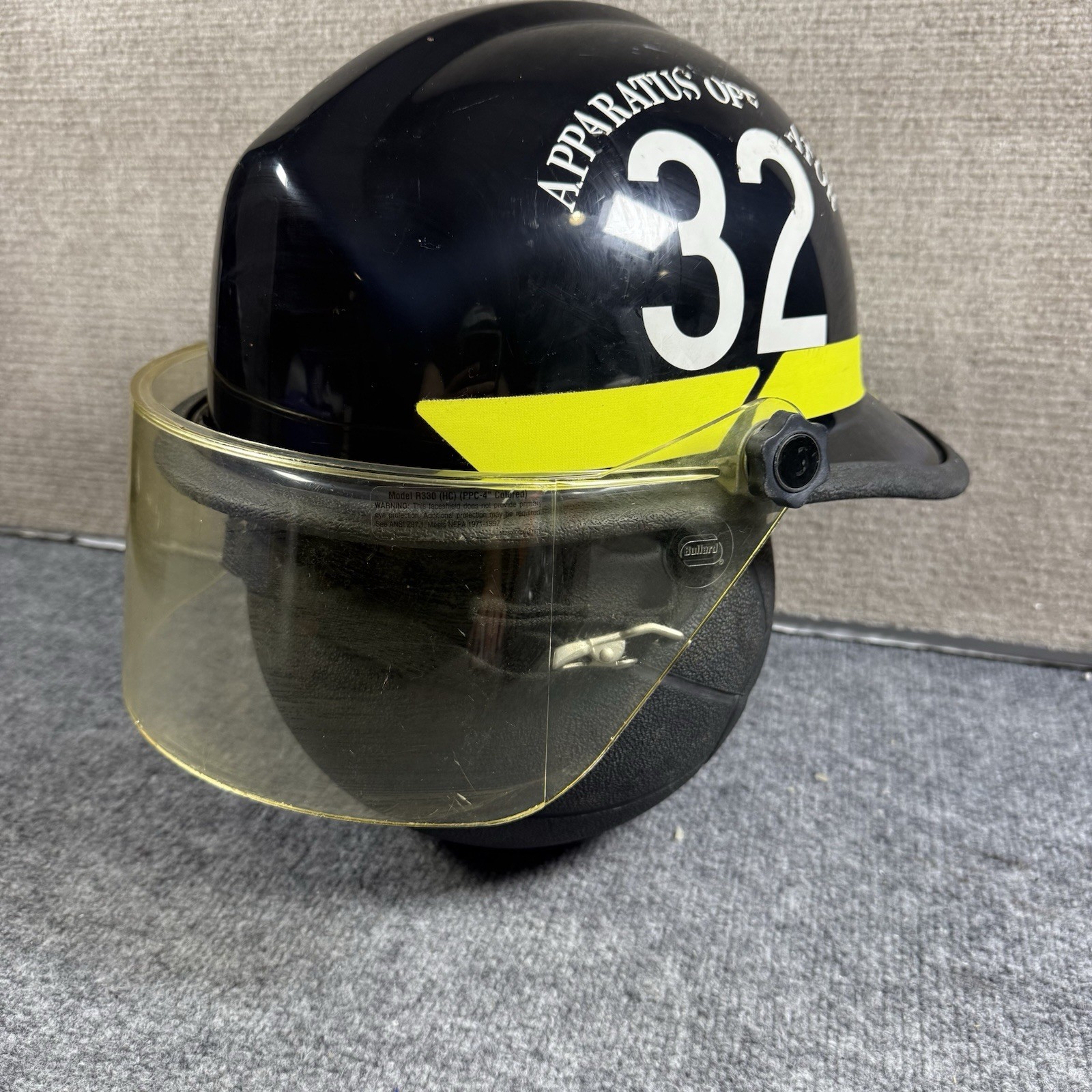 Bullard Firedome Model FX/PX Vintage 1999 Fireman Fire Helmet Black Z87 Shield Bullard Firedome Model FX/PX Vintage 1999 Fireman Fire Helmet Black Z87 Shield