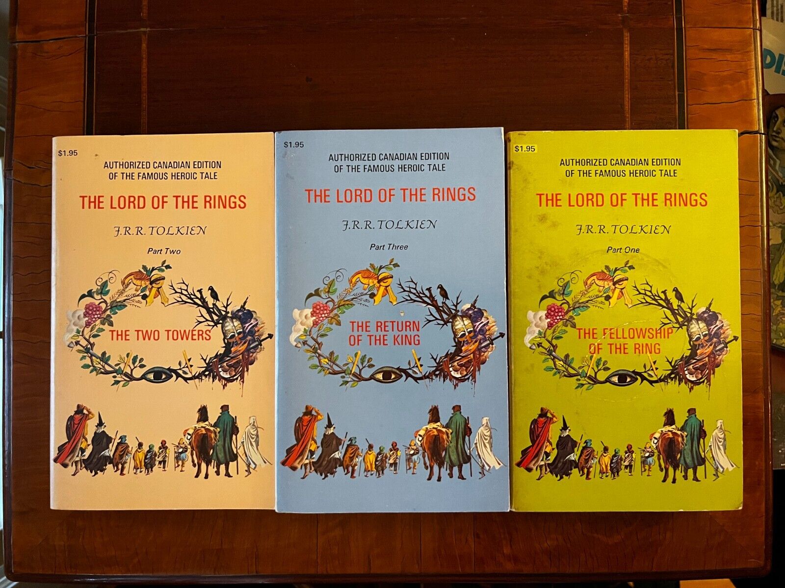 Lord Of The Ring Trilogy1971 Canadian Edition J.R.R. Tolkien