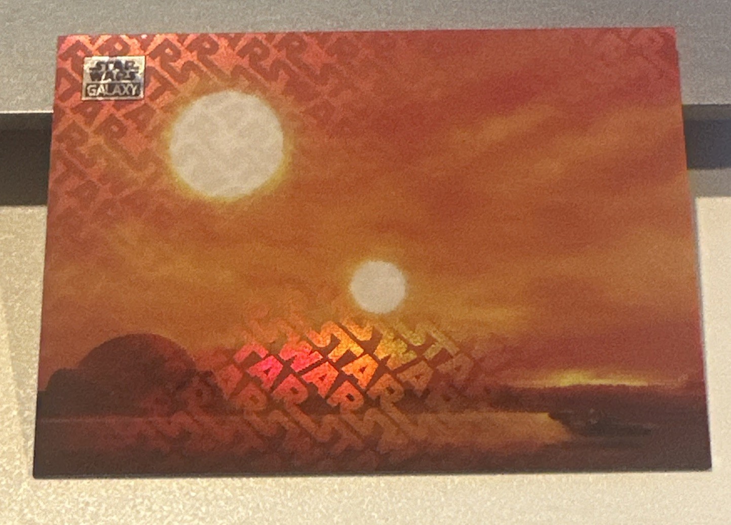 2025 Topps Chrome Star Wars Galaxy LogoFractor 25/77 Tatooine Cruise #29 2025 Topps Chrome Star Wars Galaxy LogoFractor 25/77 Tatooine Cruise #29