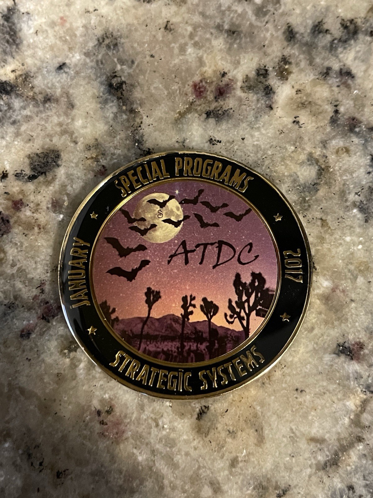 Northrop Grumman ATDC Special Programs Elvira 2017 Rare Challenge Coin Northrop Grumman ATDC Special Programs Elvira 2017 Rare Challenge Coin