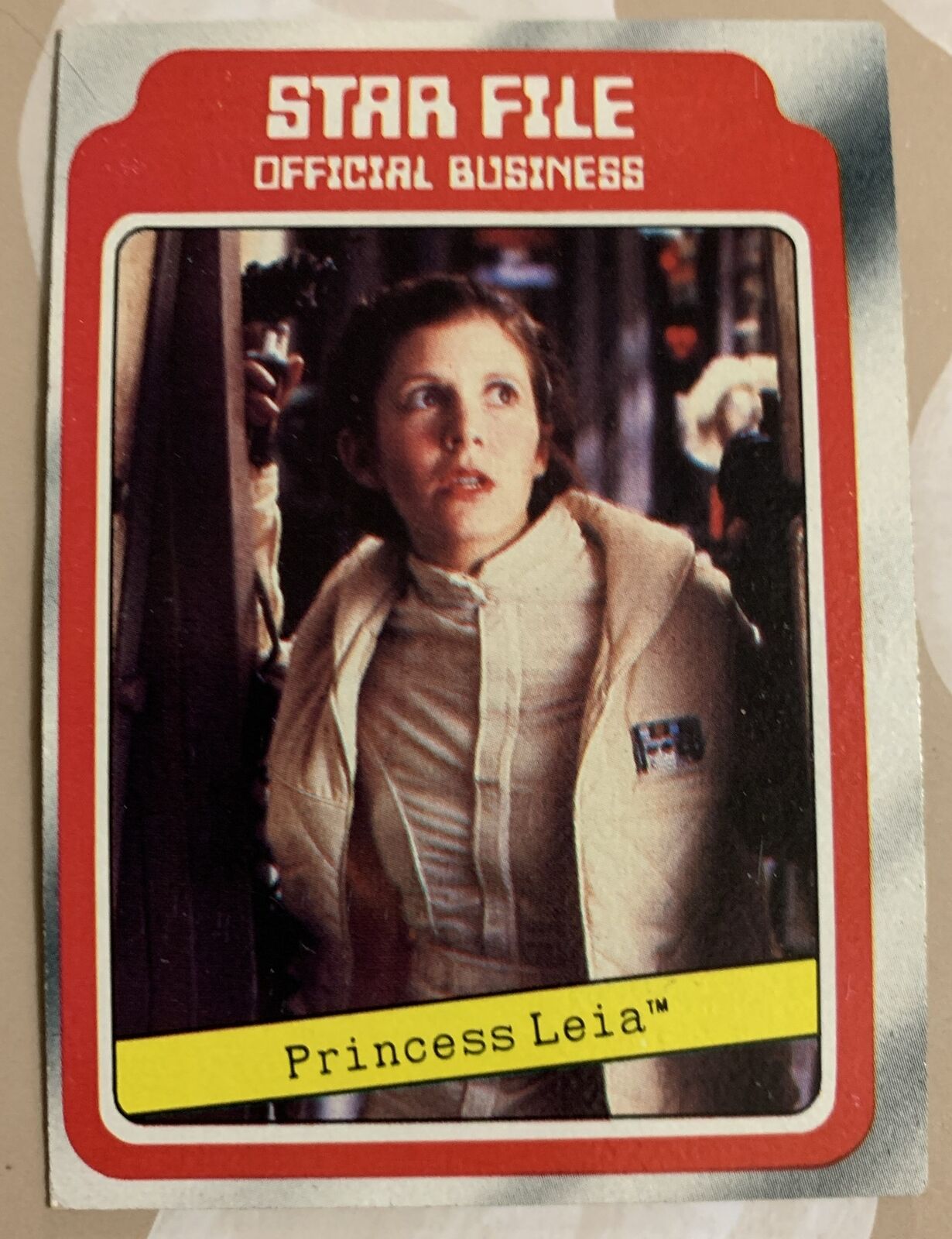 1980 Topps Star Wars Empire Strikes Back Series 1 Princess Leia Organa #3