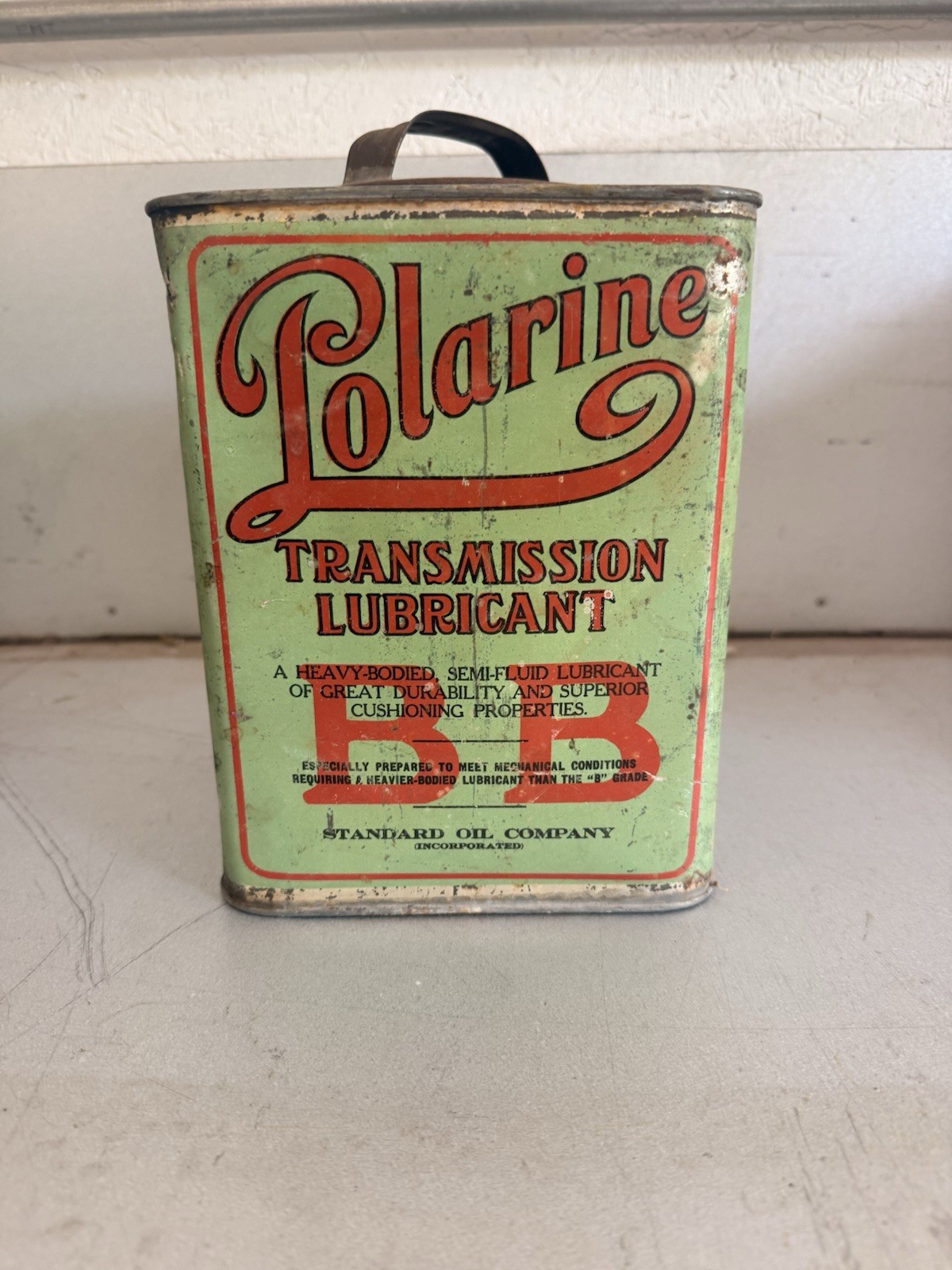 Polarine Transmission Lubricant BB Motor Oil Can Polarine Transmission Lubricant BB Motor Oil Can