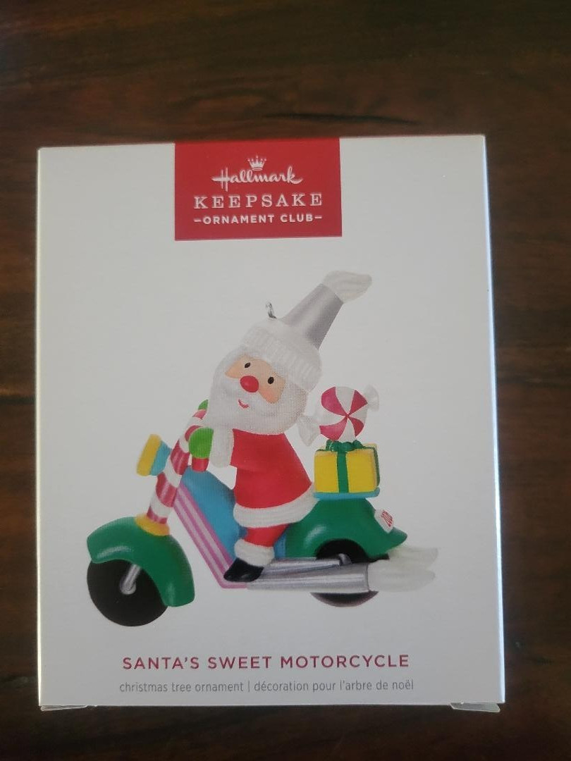 MIB Hallmark 2026 SANTA'S SWEET MOPTORCYCLE KOC EXCLUSIVE Ornament - MIB Hallmark 2026 SANTA'S SWEET MOPTORCYCLE KOC EXCLUSIVE Ornament -