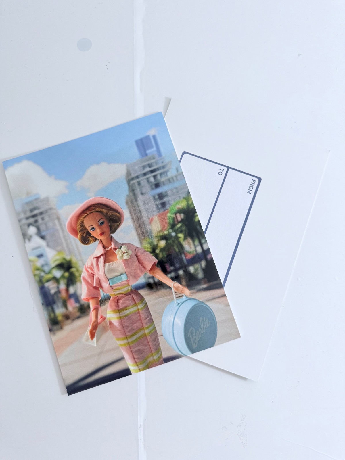 Brand New Barbie at Summer Vacation Shopping Postcard 5\ Brand New Barbie at Summer Vacation Shopping Postcard 5\