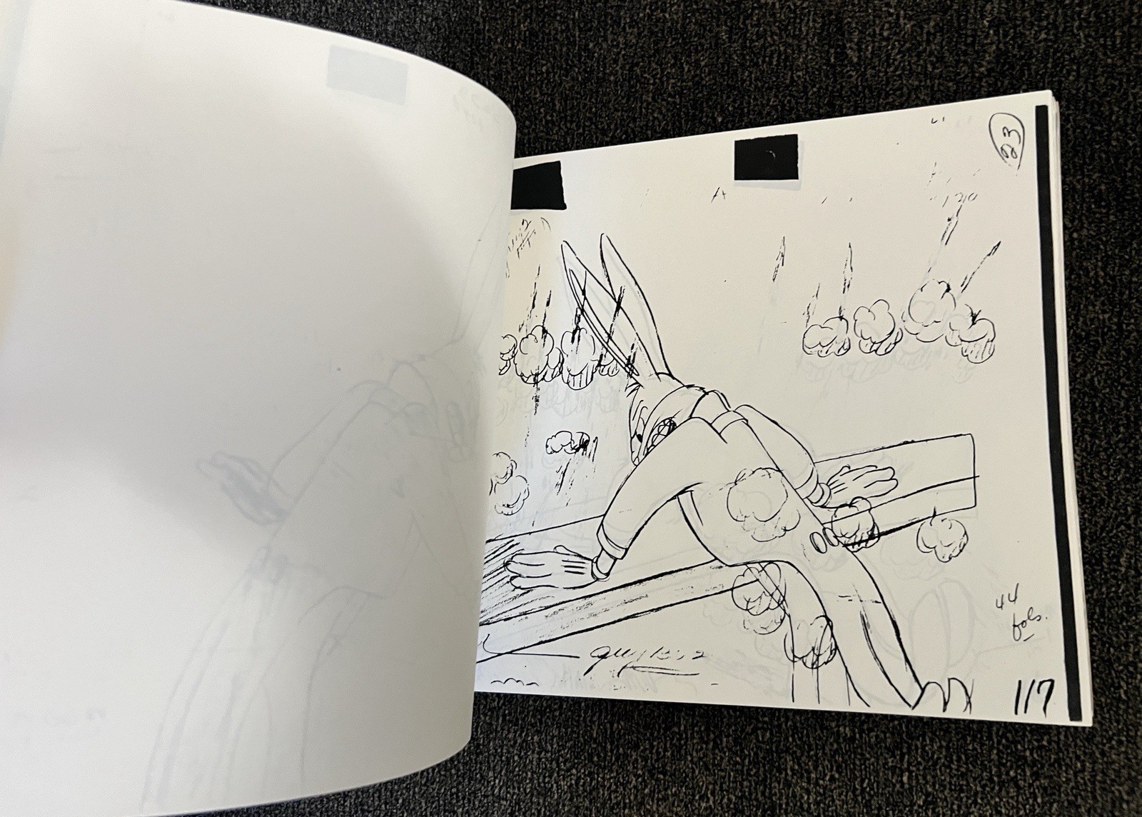 Animation Pencil Test Copy - Bugs Bunny - Warner Bros Animation Pencil Test Copy - Bugs Bunny - Warner Bros