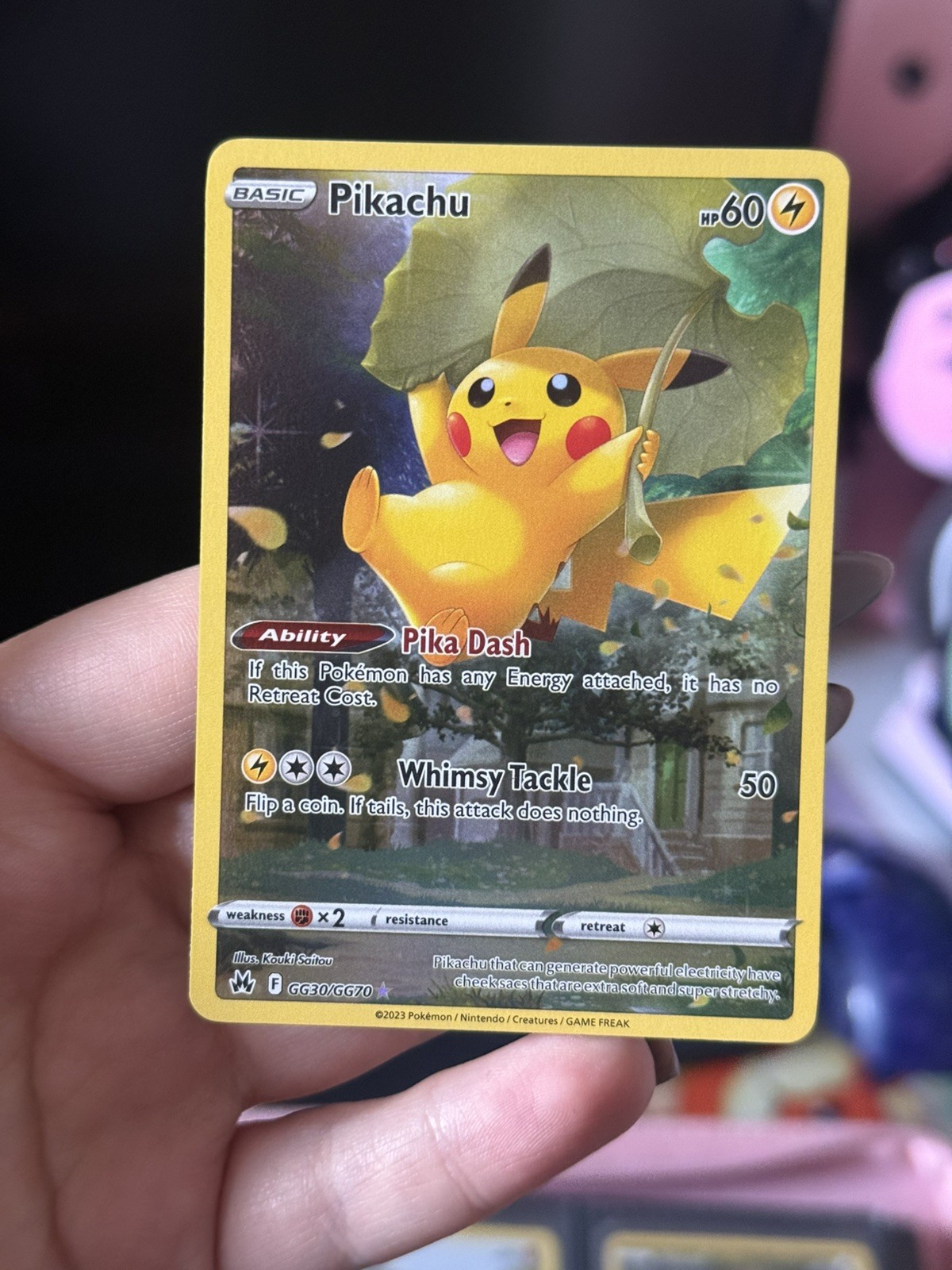 Pokemon TCG Pikachu GG30/GG70 Crown Zenith Pokemon TCG Pikachu GG30/GG70 Crown Zenith