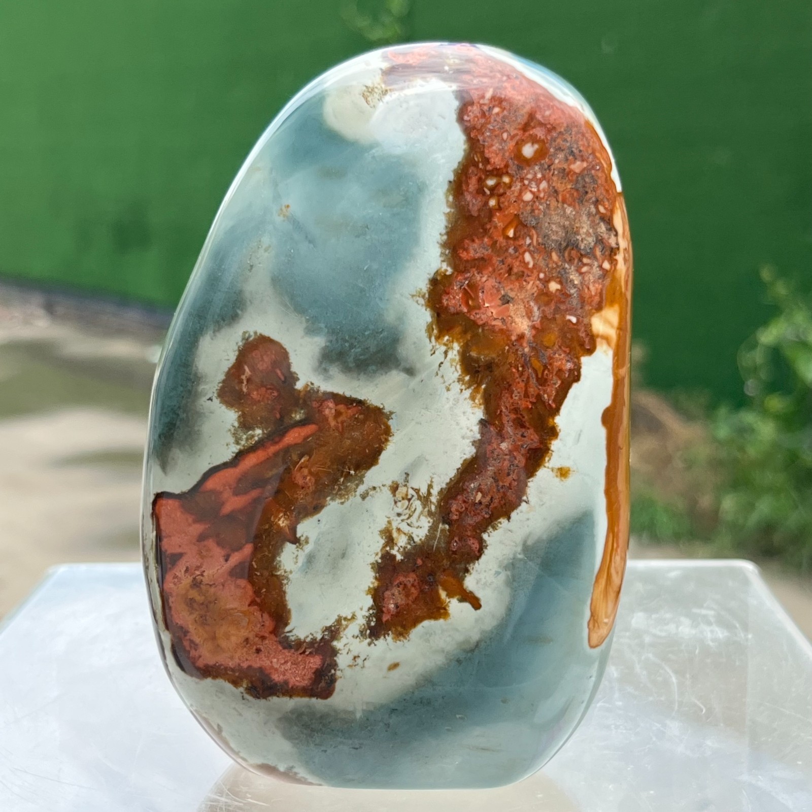 1010g Gorgeous Natural Polychrome Ocean Jasper Freeform Crystal Reiki Healing