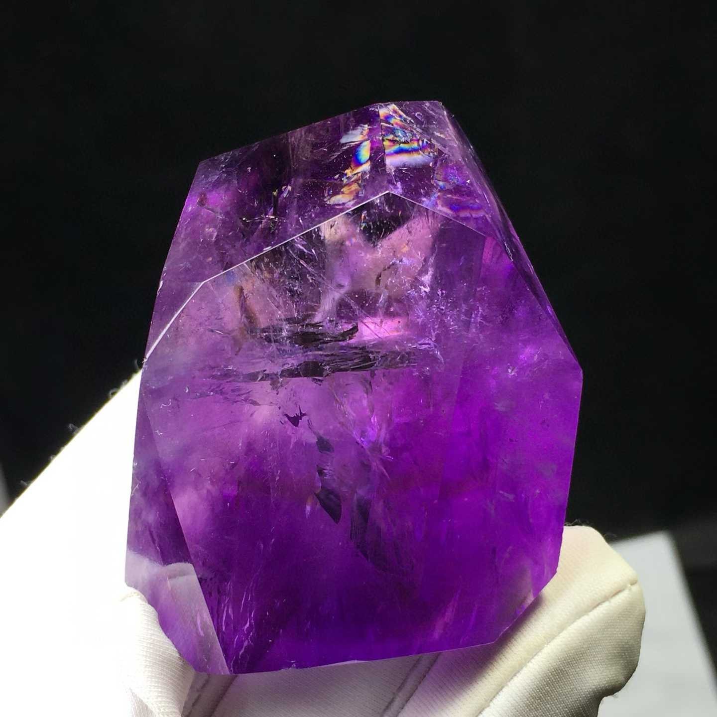 123g Natural Amethyst Quartz Freeform Crystal Mineral Specimen Reiki Decor