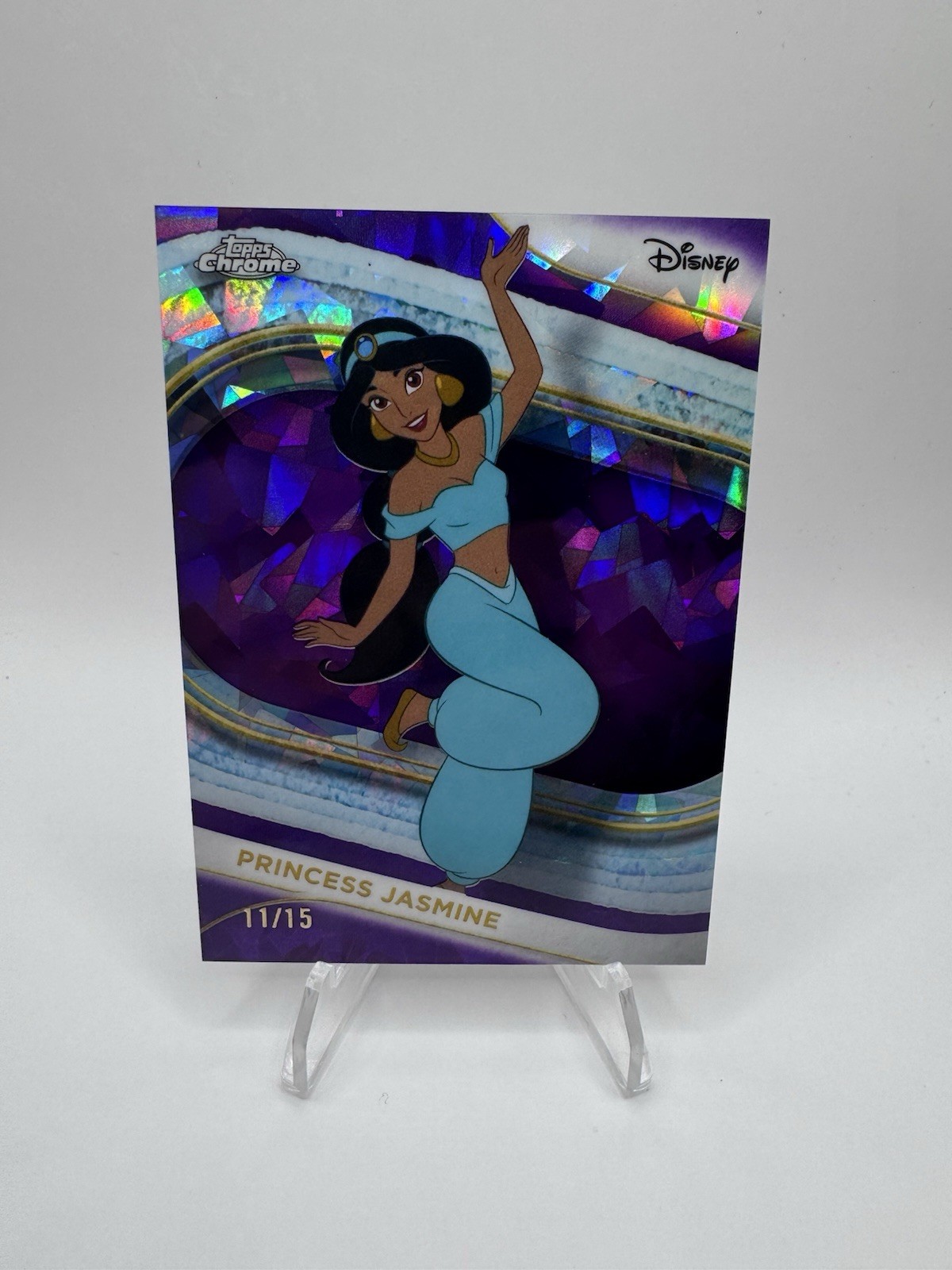 2025 Topps Chrome Sapphire Edition Disney Princess Jasmine Purple #/15 Aladdin 2025 Topps Chrome Sapphire Edition Disney Princess Jasmine Purple #/15 Aladdin