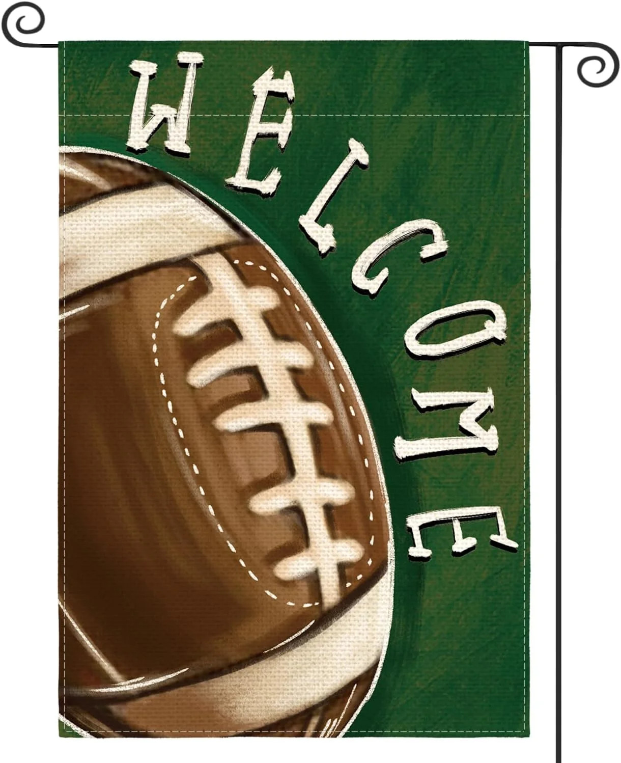 Football Garden Flag 12x18 Inch Double Sided Outside | Double Si Football Garden Flag 12x18 Inch Double Sided Outside | Double Si