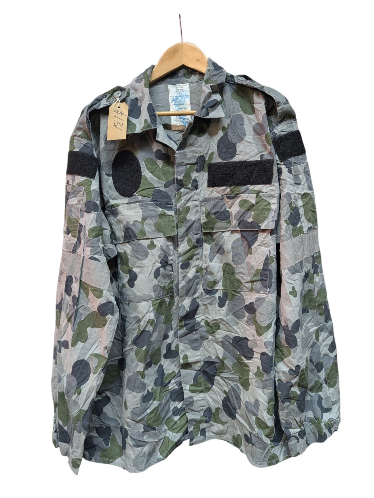 Genuine Australian Navy DPNU Auscam Camo Combat Shirt Size 115L #131