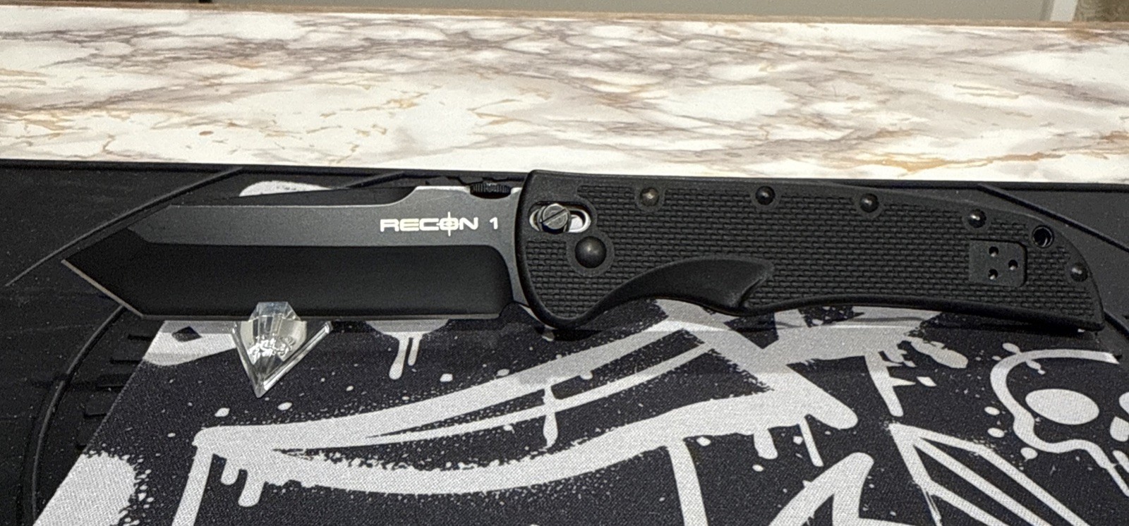 COLD STEEL Recon 1 Tanto Black G-10 Handle AUS8A Ultralock Rare Gen 1 Model COLD STEEL Recon 1 Tanto Black G-10 Handle AUS8A Ultralock Rare Gen 1 Model
