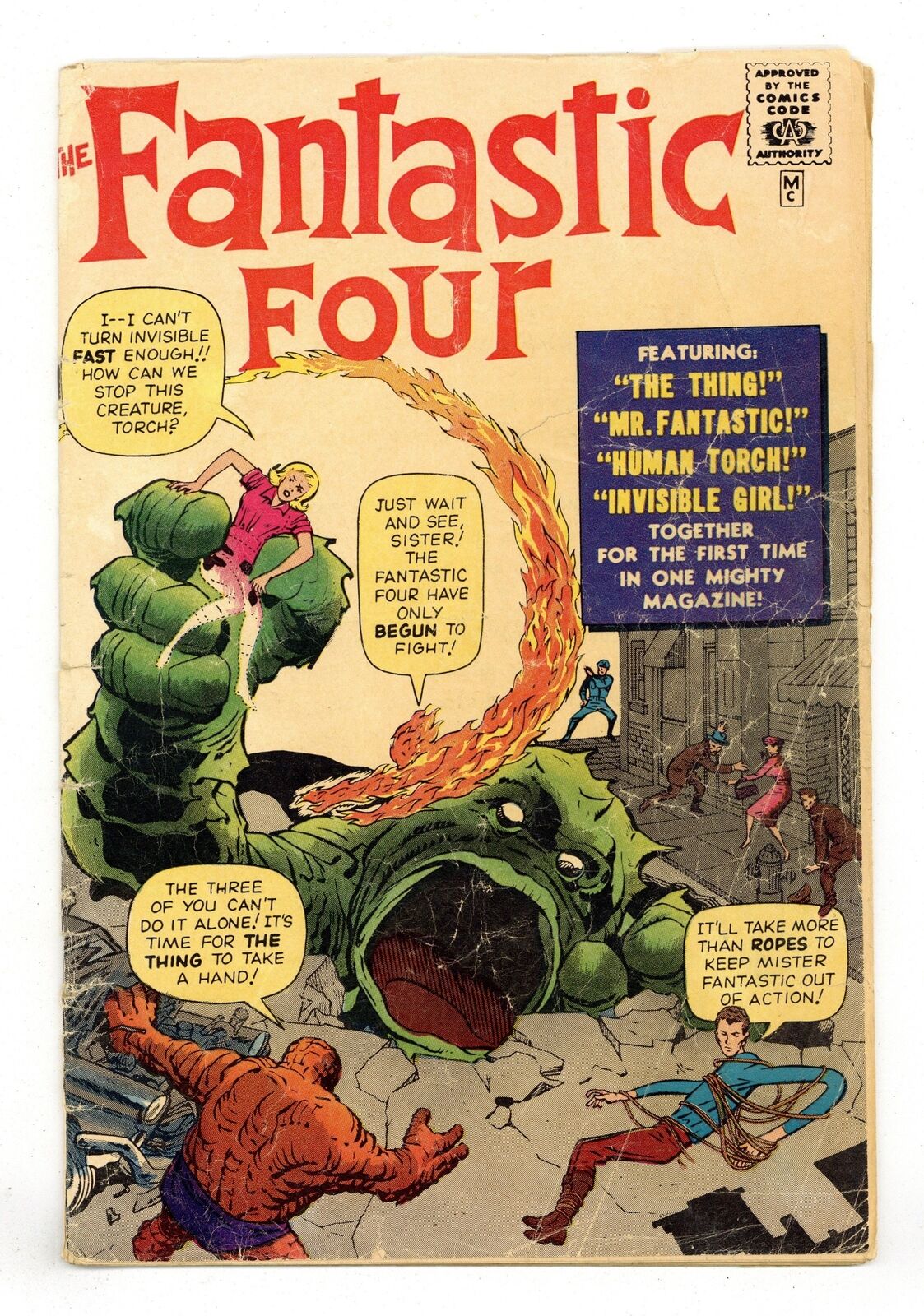 Fantastic Four Golden Record Reprint #1 Comic Only Variant FR/GD 1.5 1966