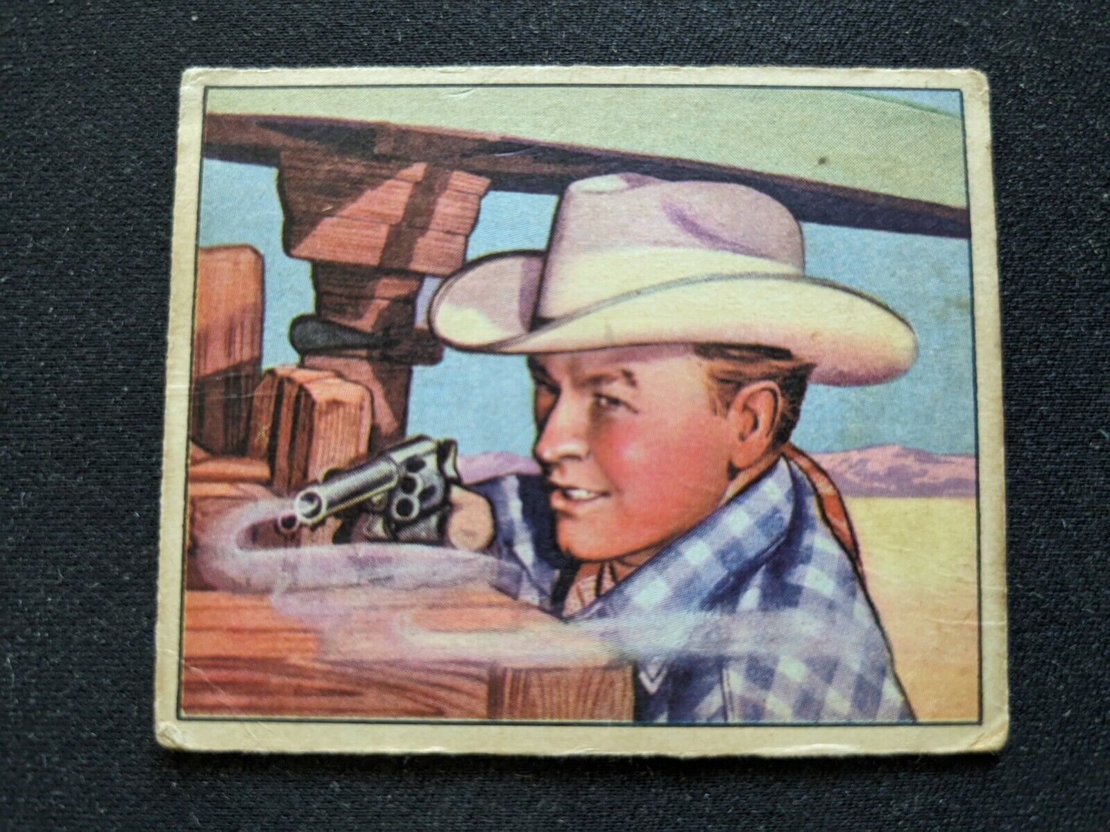 1949 Bowman Wild West Card # H-13 Rex Allen (VG/EX)
