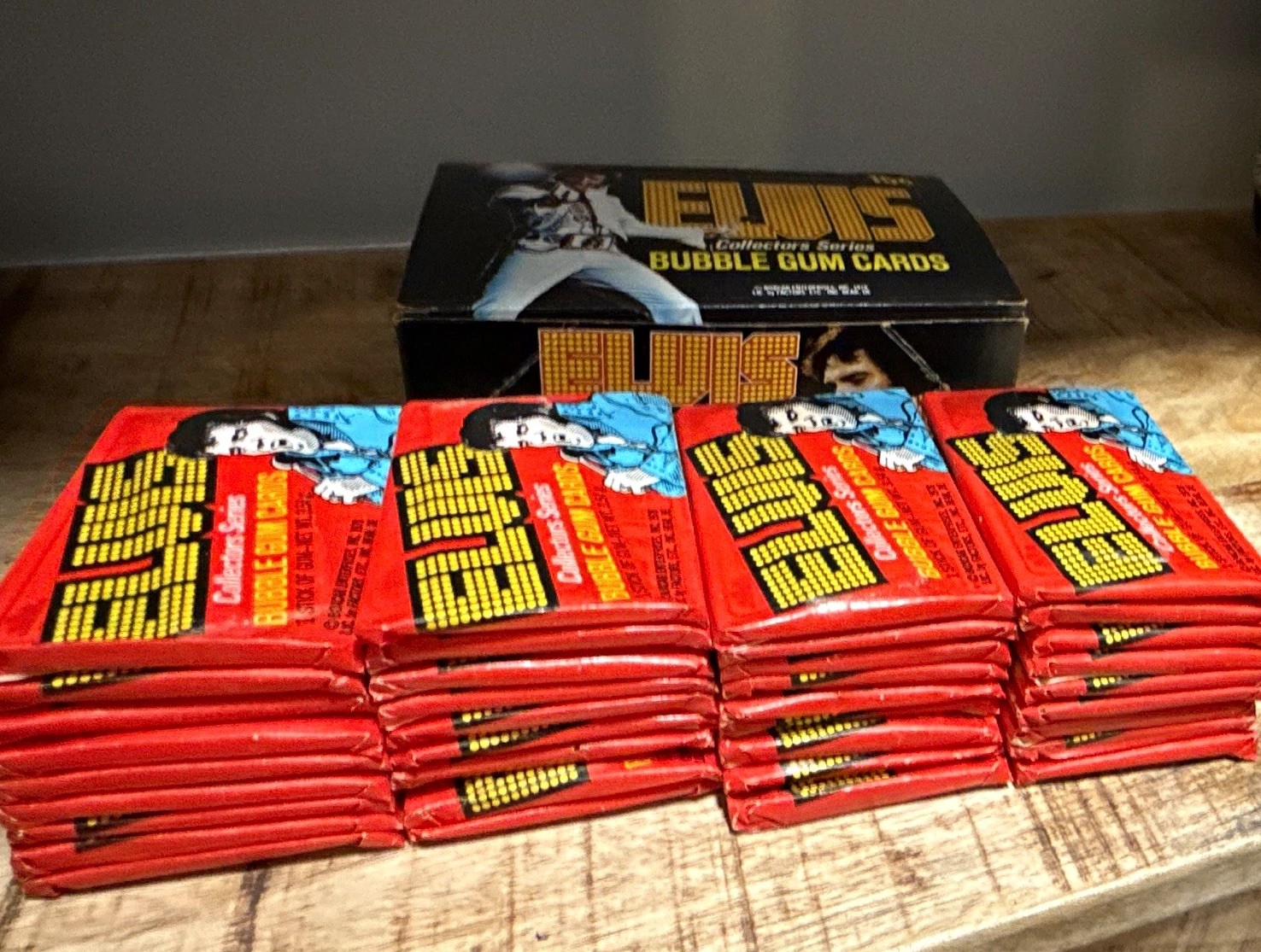 Donruss Elvis Collectors Series Bubble Gum Cards 1978 Vintage 36 Pack Box
