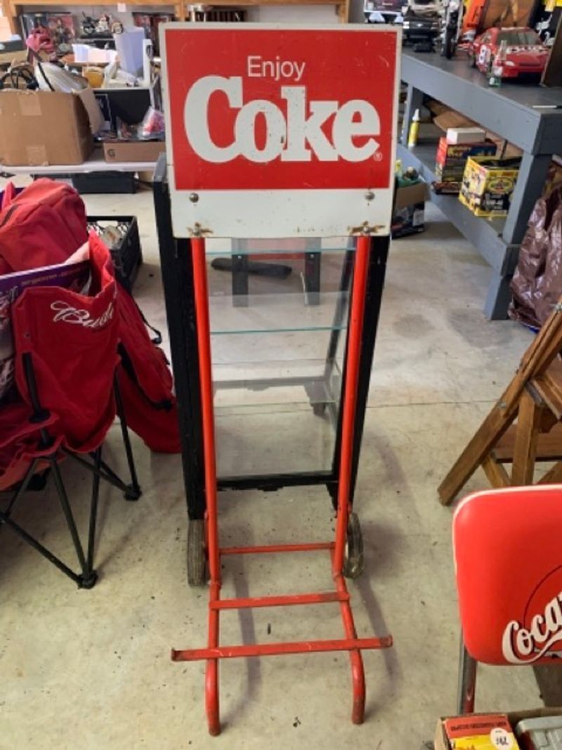 Vintage Enjoy Coke Dolly Measures 53 X 16 1/2 Inches. Vintage Enjoy Coke Dolly Measures 53 X 16 1/2 Inches.