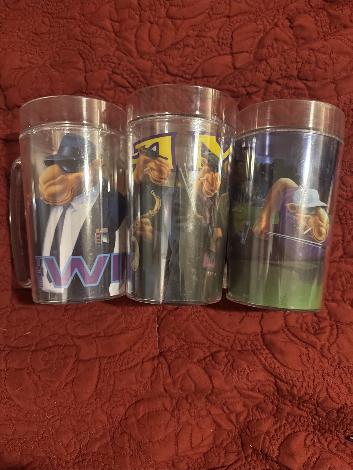 Lot of 3 1990’s Vintage Joe Camel Plastic Drink Tumbler/Mugs Thermoserve Lot of 3 1990’s Vintage Joe Camel Plastic Drink Tumbler/Mugs Thermoserve